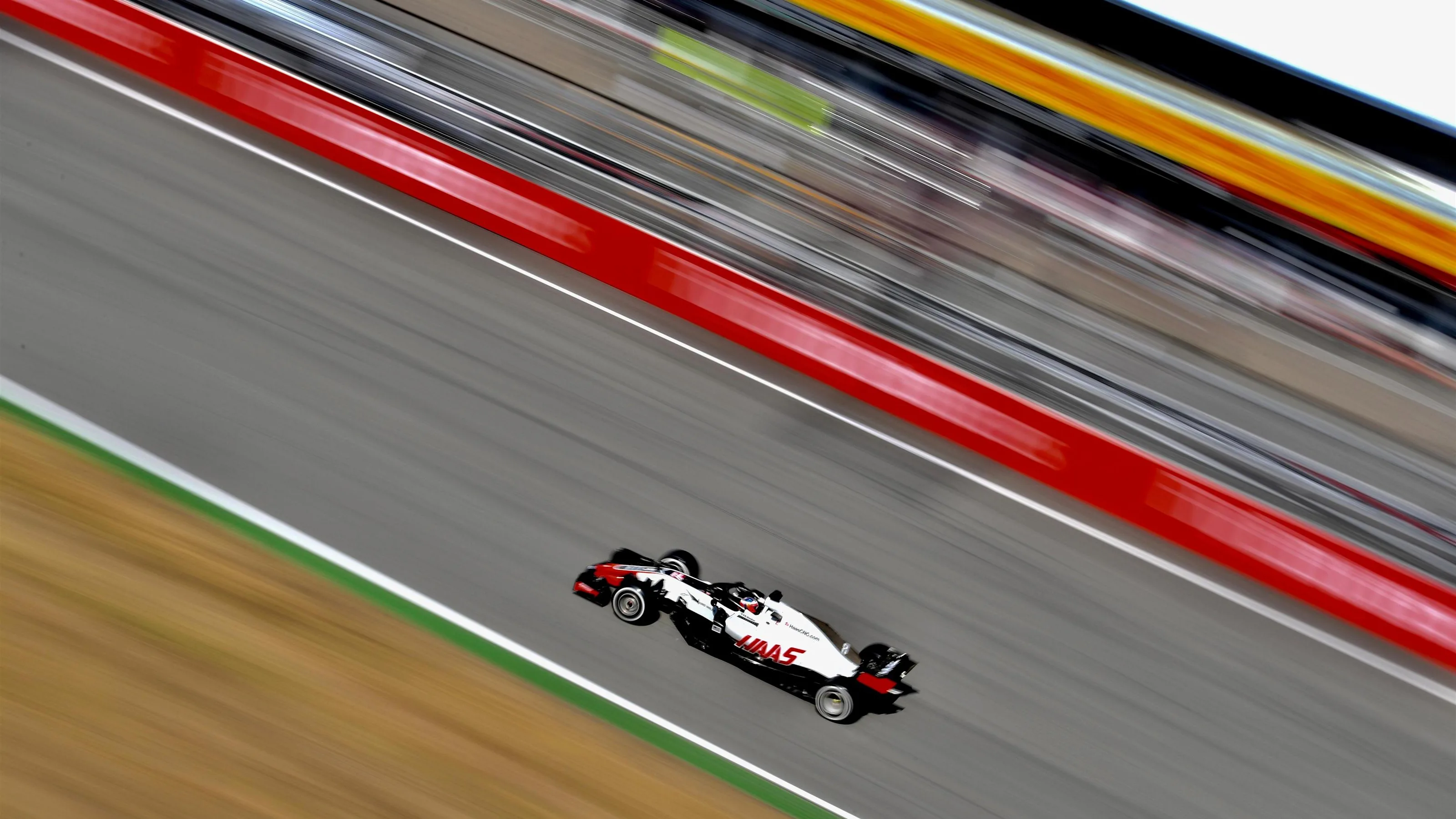 Romain Grosjean (FRA) Haas VF-18 at Formula One World Championship, Rd11, German Grand Prix,