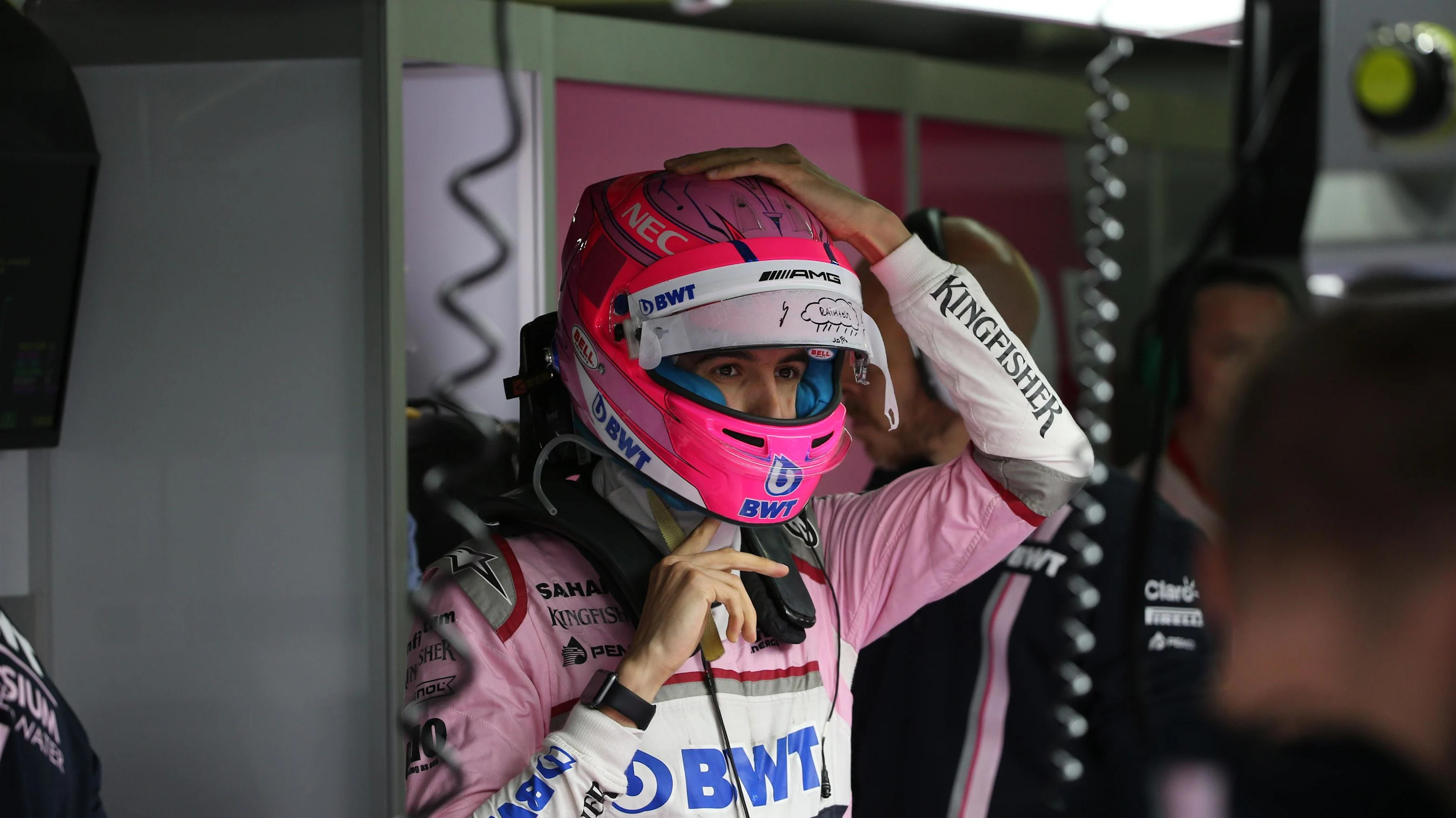 Esteban Ocon (FRA) Force India F1 at Formula One World Championship, Rd11, German Grand Prix,