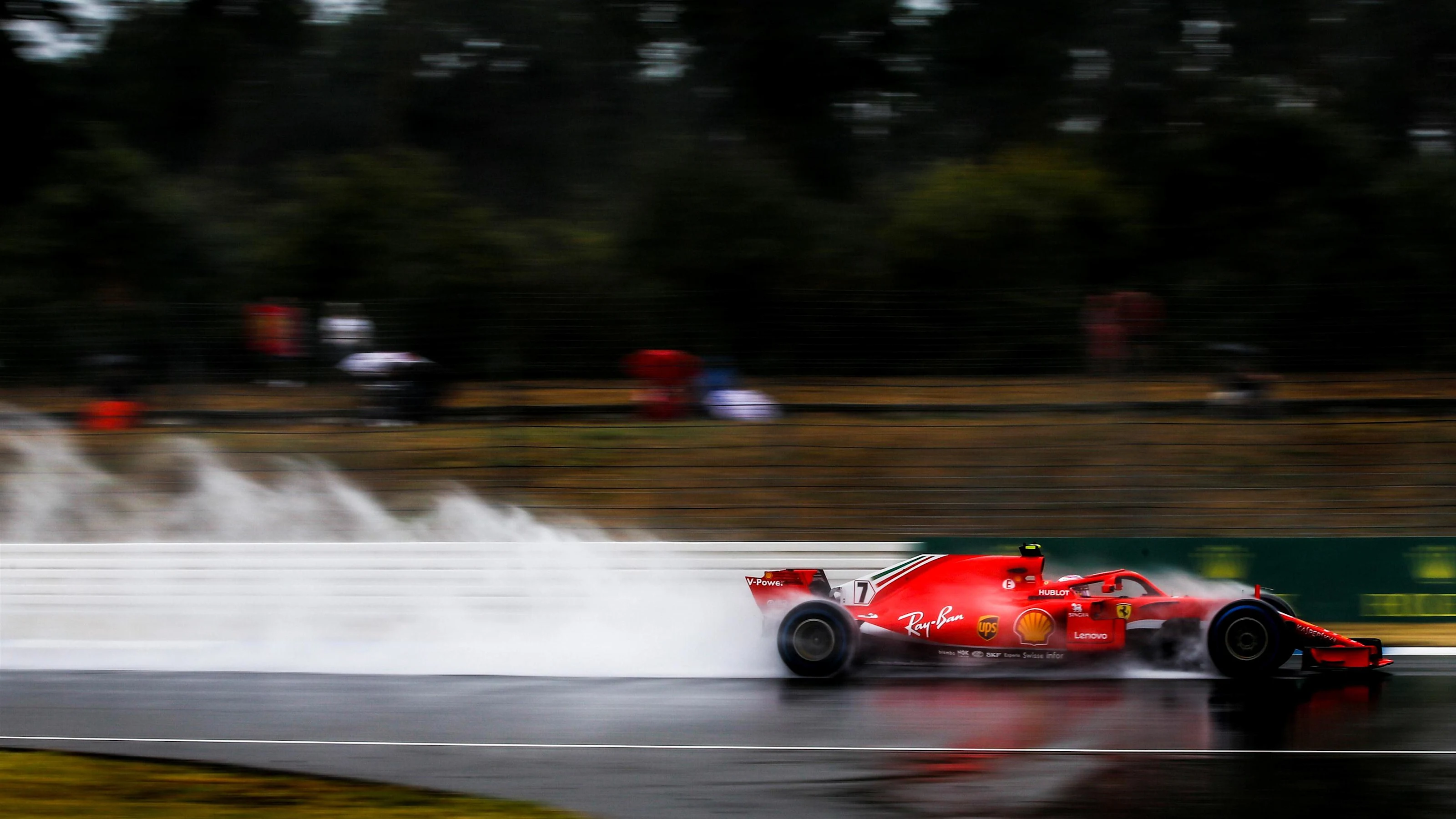 Kimi Raikkonen (FIN) Ferrari SF-71H at Formula One World Championship, Rd11, German Grand Prix,