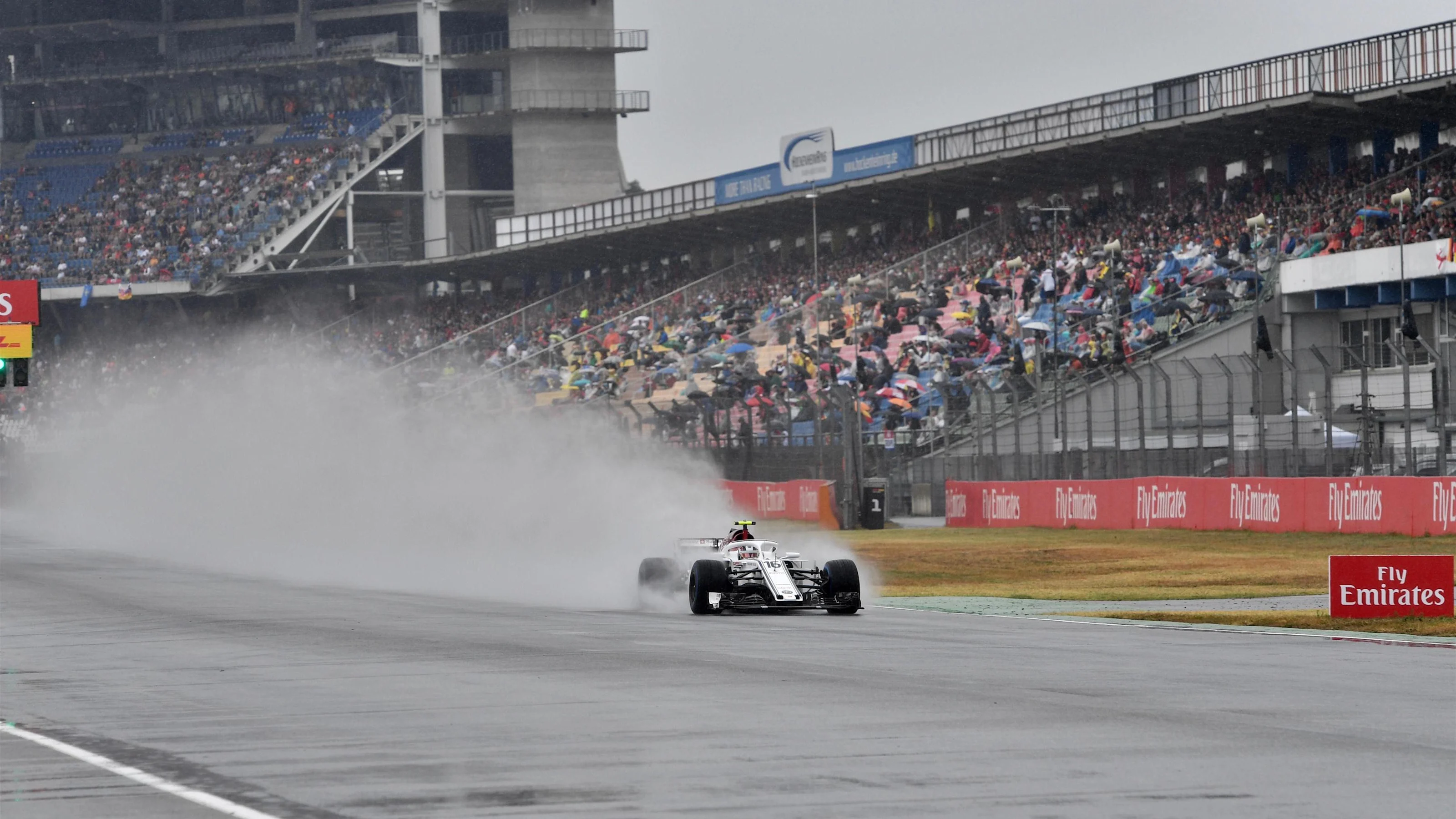 Charles Leclerc (MON) Alfa Romeo Sauber C37 at Formula One World Championship, Rd11, German Grand