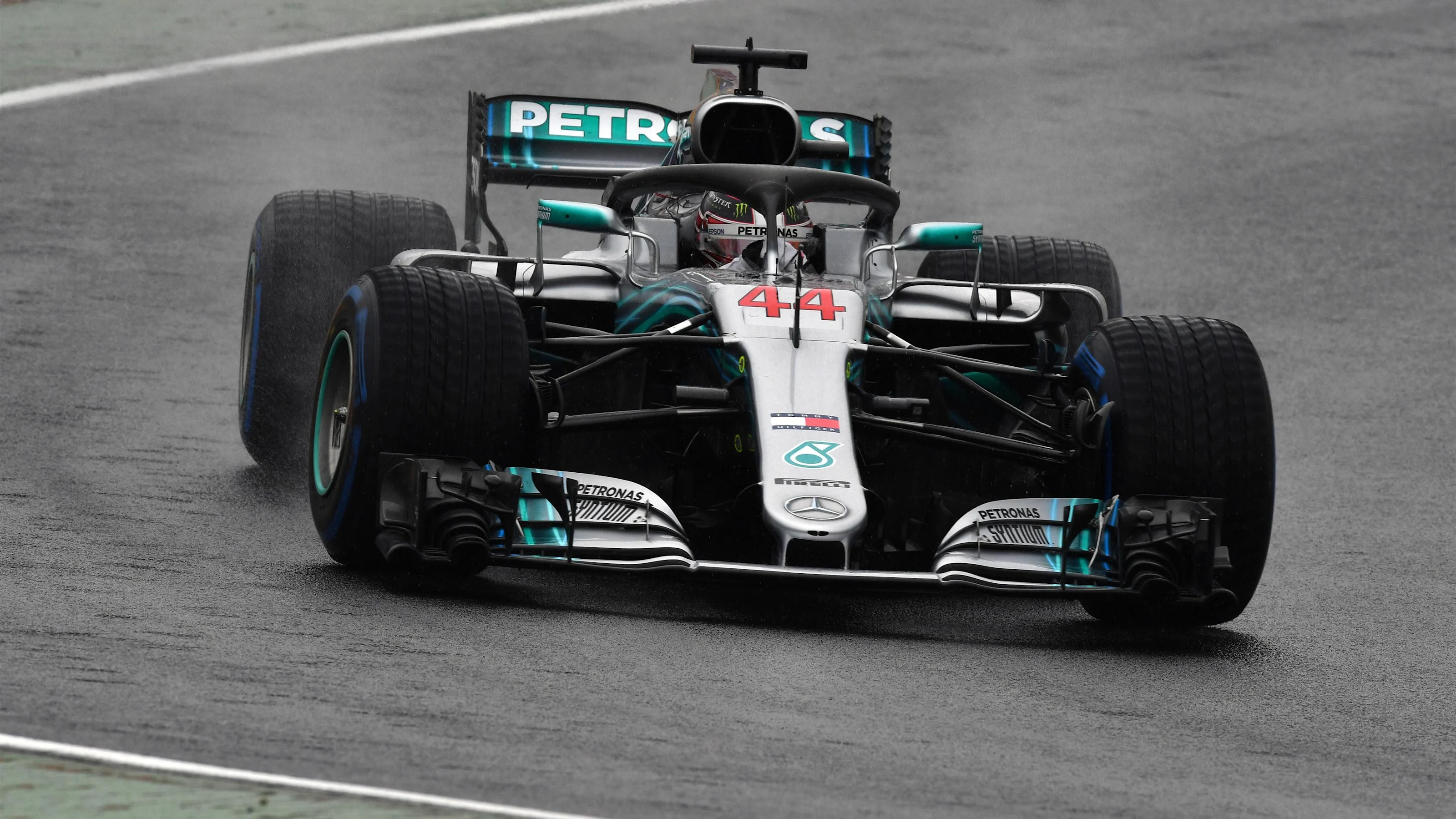 Lewis Hamilton (GBR) Mercedes-AMG F1 W09 EQ Power+ at Formula One World Championship, Rd11, German