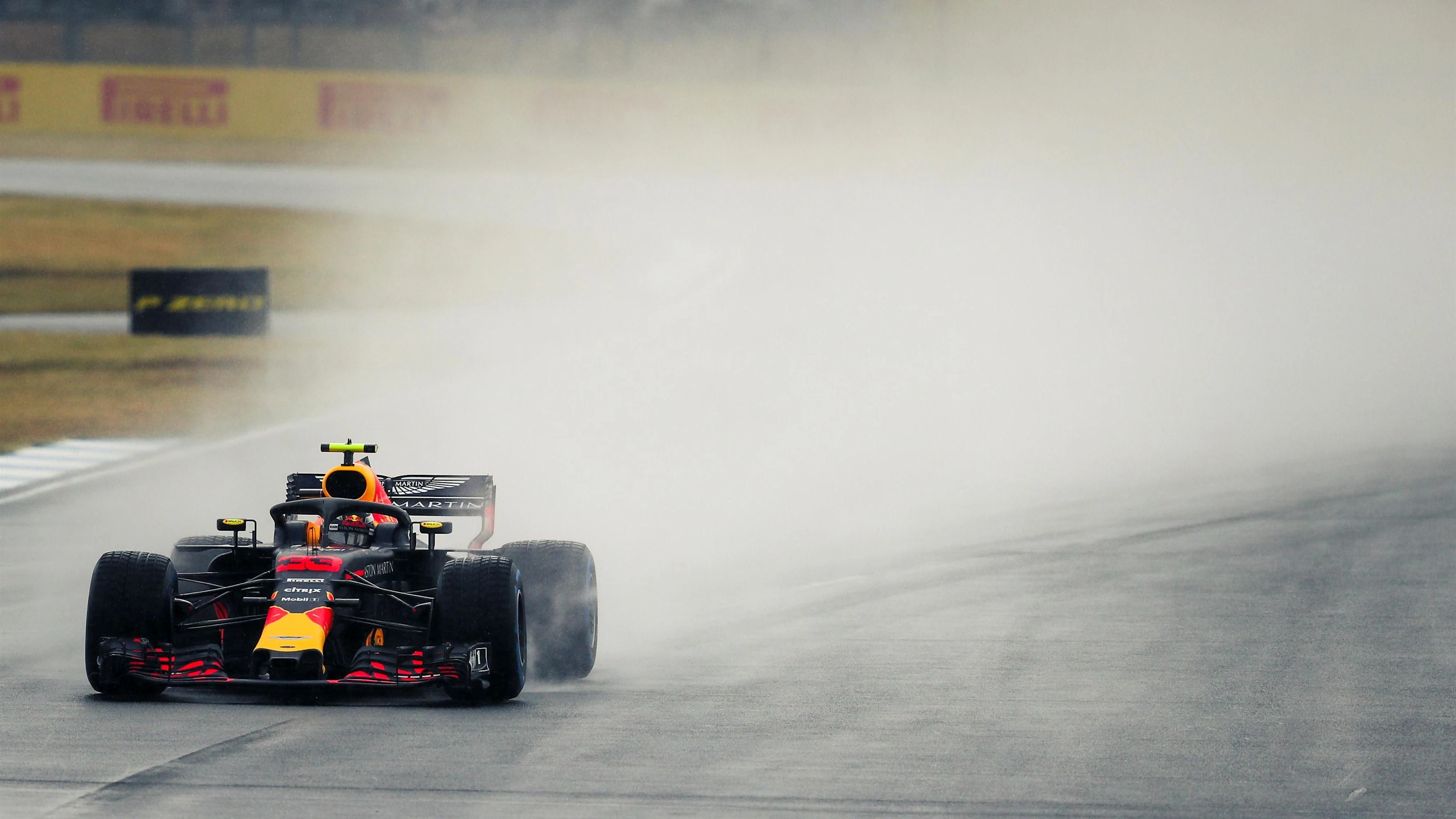 Max Verstappen (NED) Red Bull Racing RB14 at Formula One World Championship, Rd11, German Grand