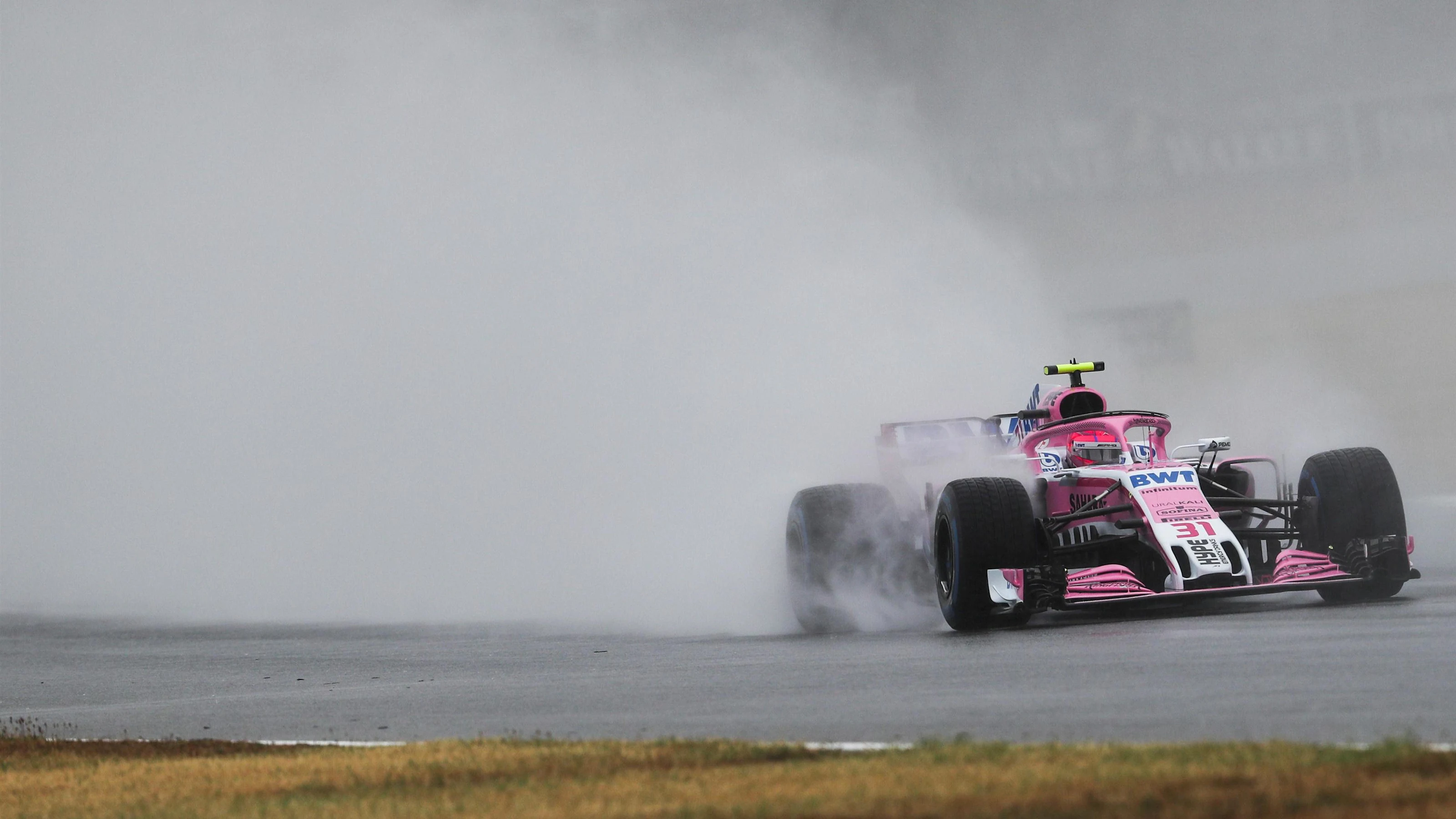 Esteban Ocon (FRA) Force India VJM11 at Formula One World Championship, Rd11, German Grand Prix,