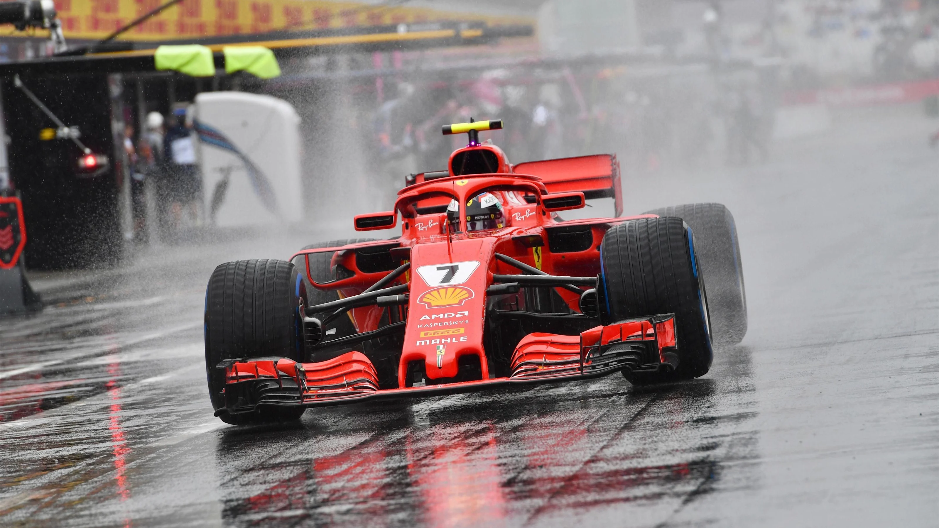Kimi Raikkonen (FIN) Ferrari SF-71H at Formula One World Championship, Rd11, German Grand Prix,