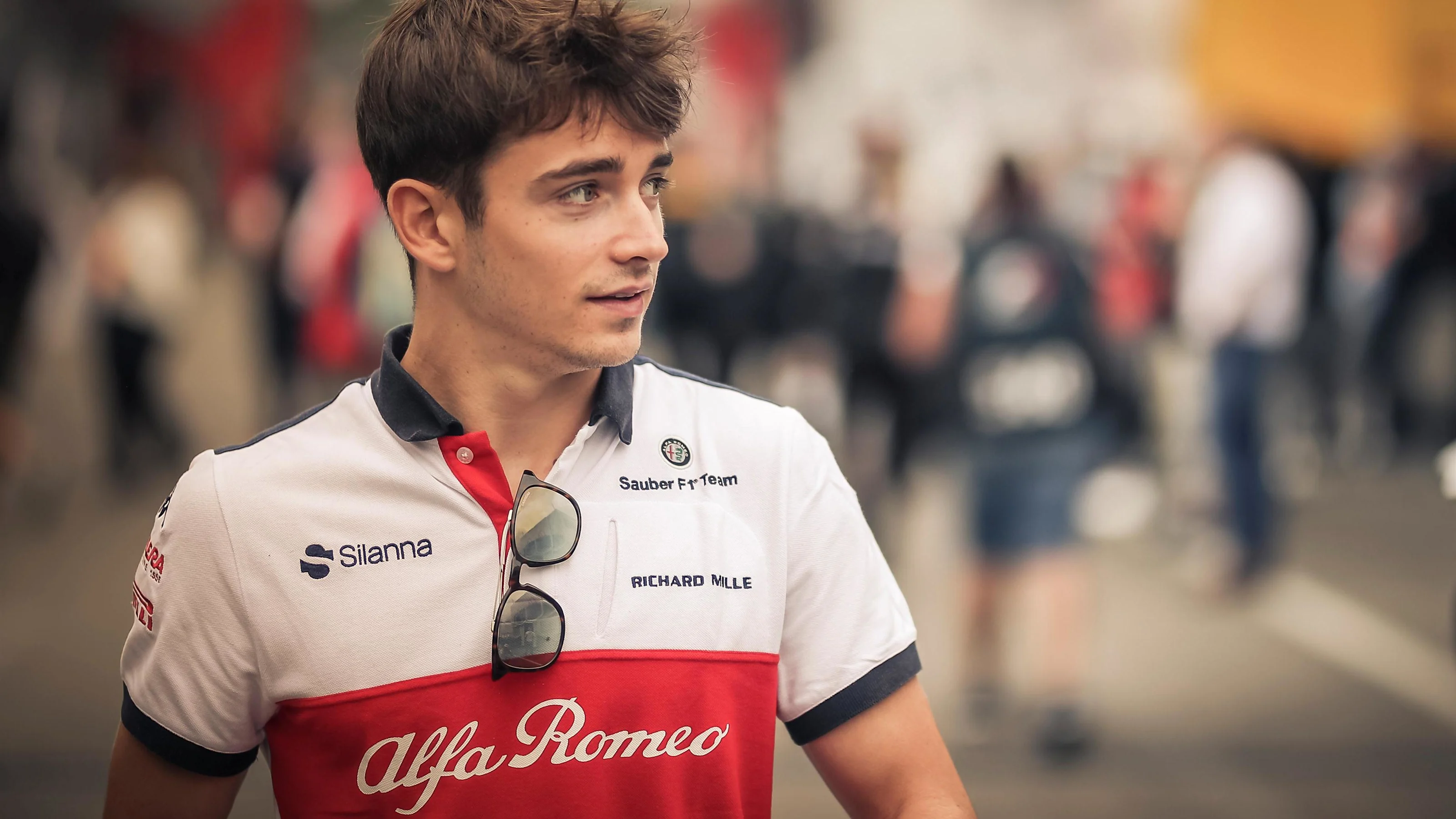 Charles Leclerc (MON) Alfa Romeo Sauber F1 Team at Formula One World Championship, Rd11, German