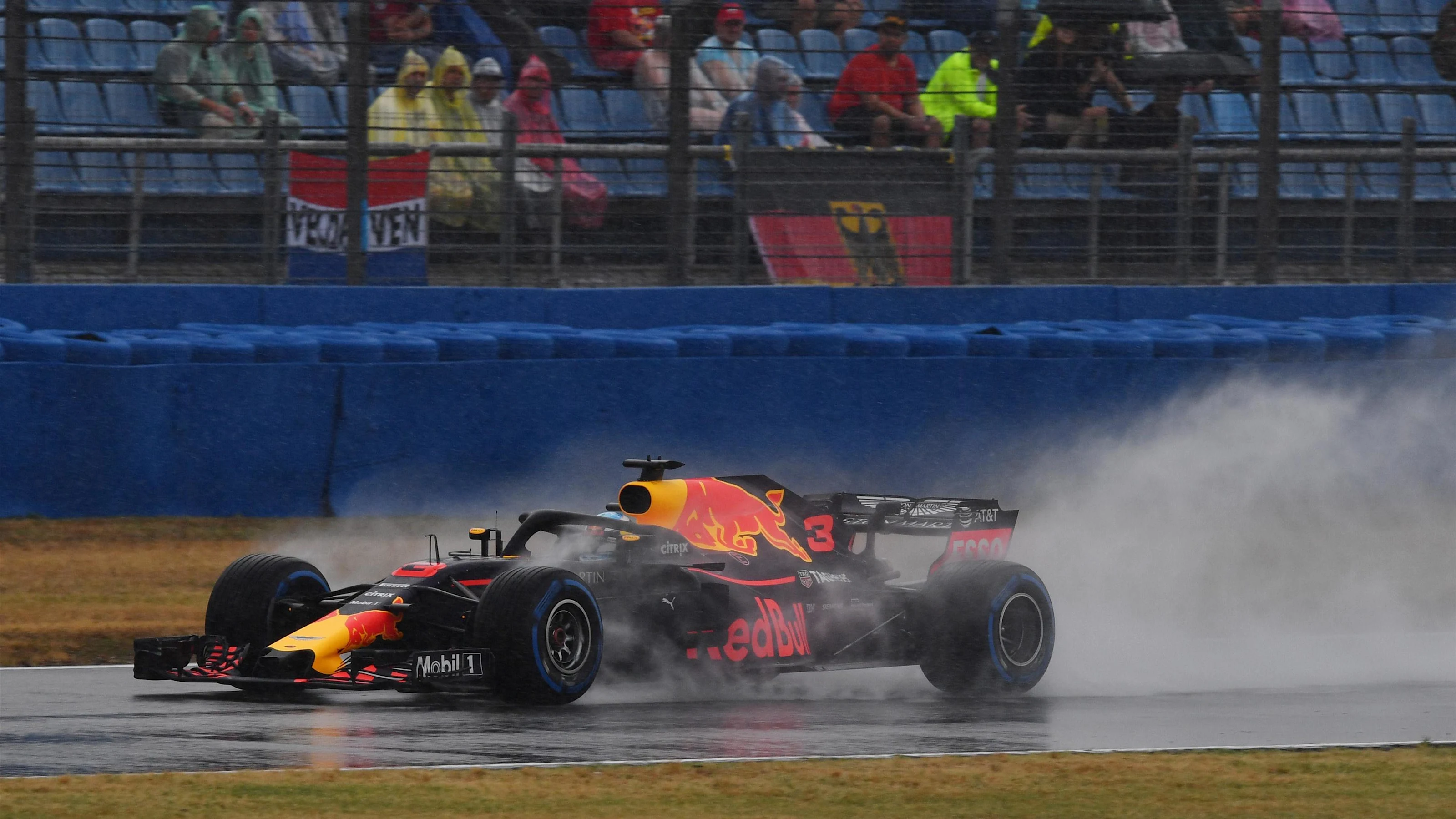 Daniel Ricciardo (AUS) Red Bull Racing RB14 at Formula One World Championship, Rd11, German Grand