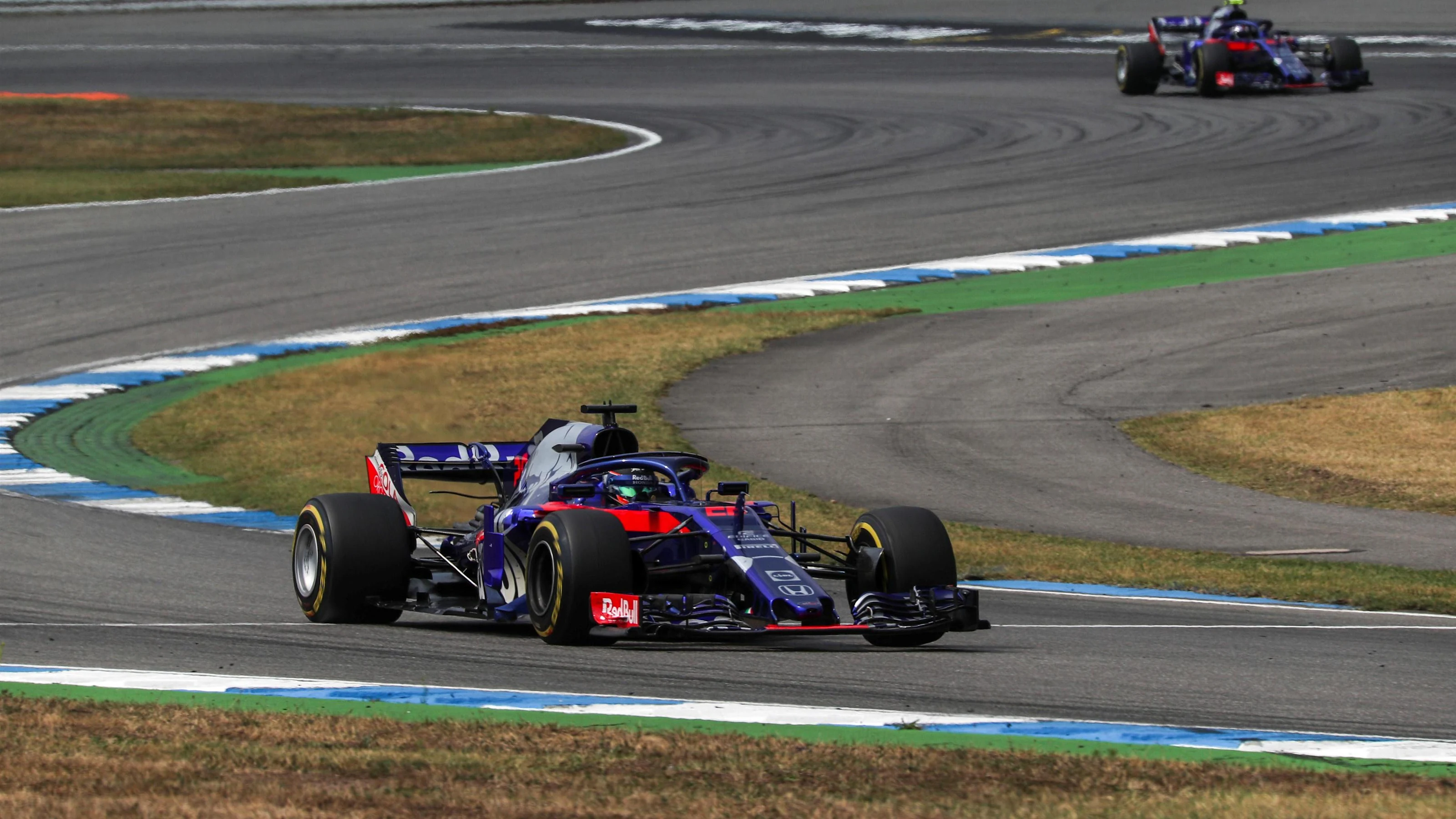 Brendon Hartley (NZL) Scuderia Toro Rosso STR13 at Formula One World Championship, Rd11, German