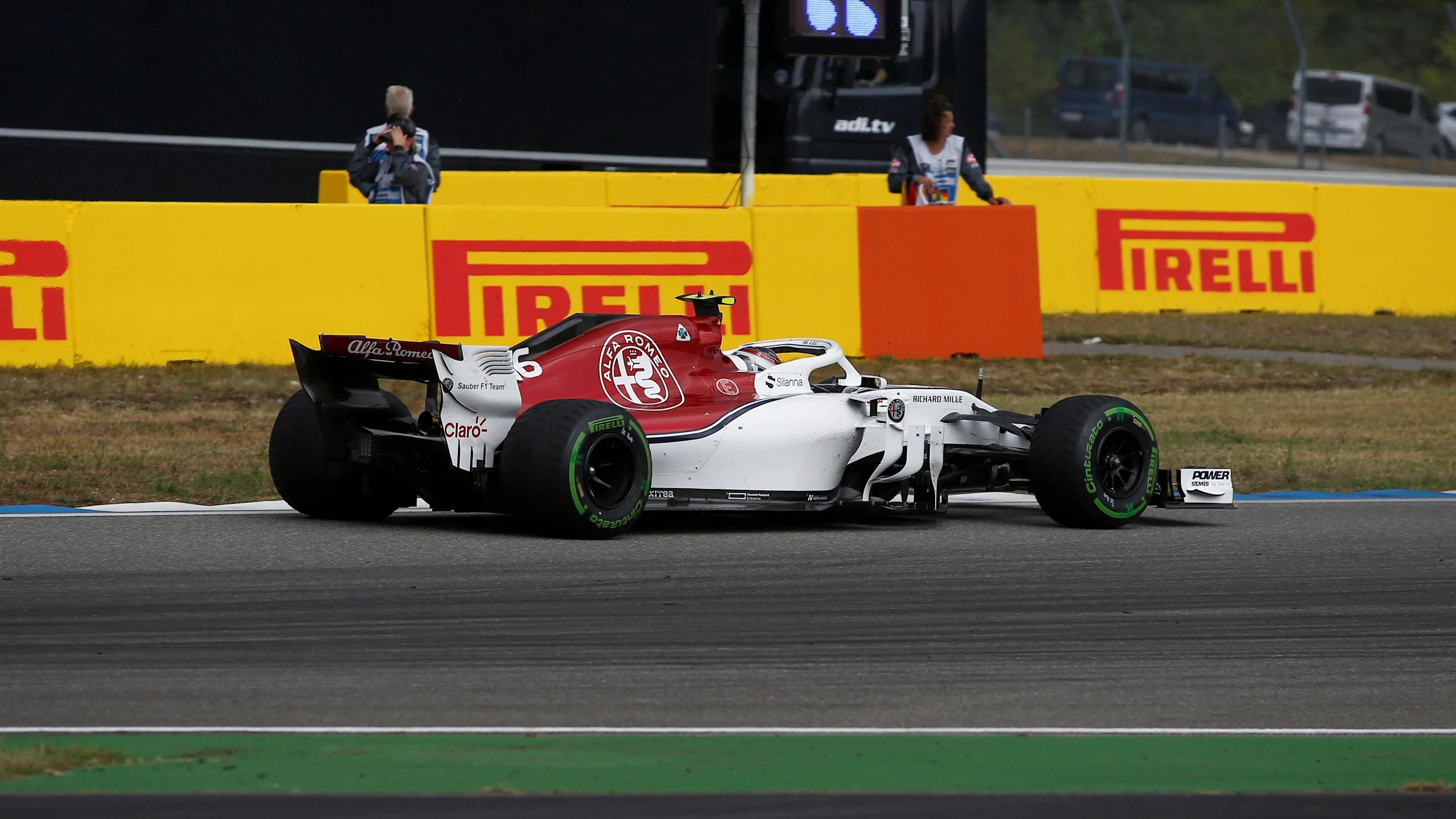 Charles Leclerc (MON) Alfa Romeo Sauber C37 at Formula One World Championship, Rd11, German Grand