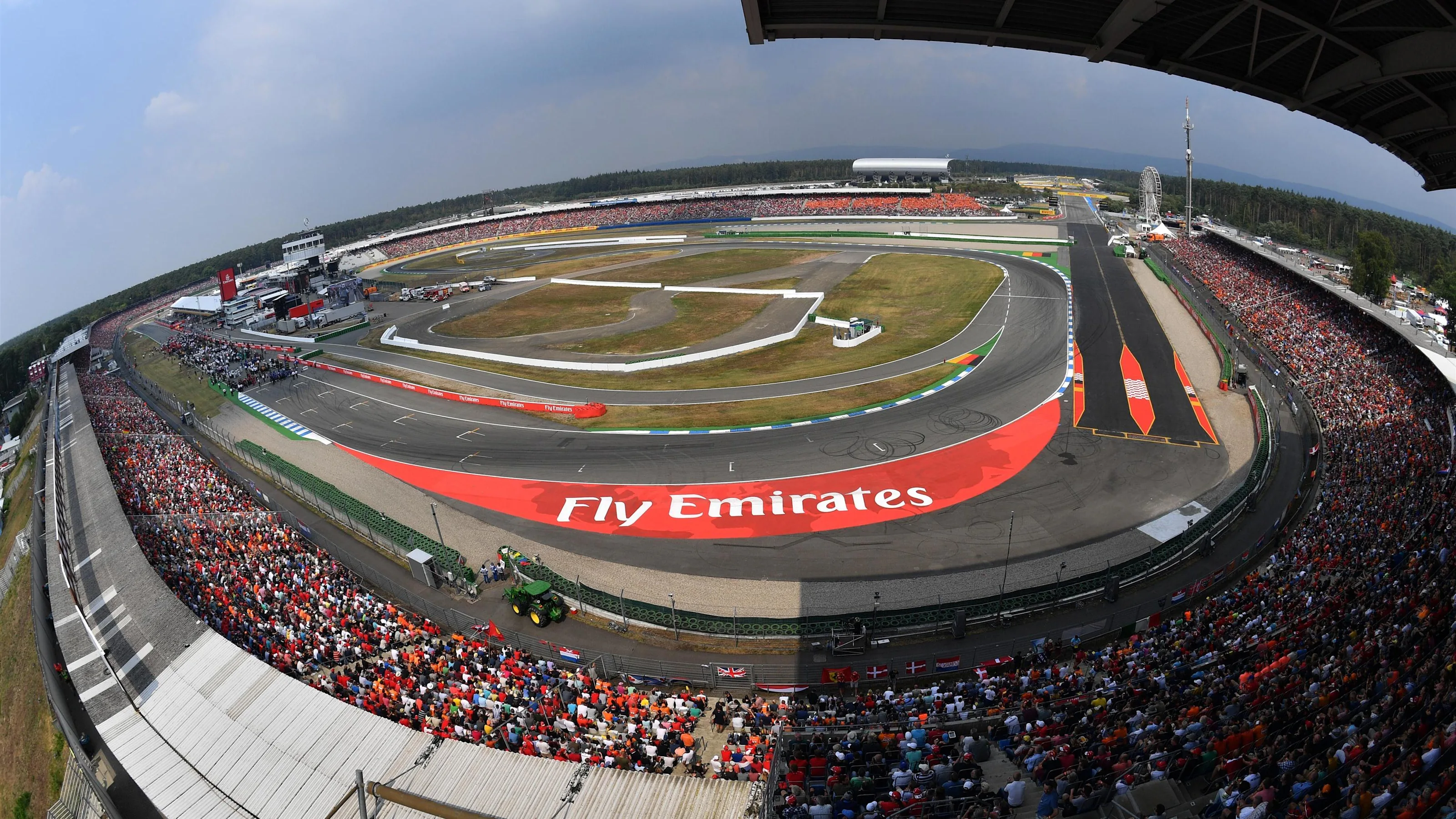 Grid at Formula One World Championship, Rd11, German Grand Prix, Race, Hockenheim, Germany, Sunday
