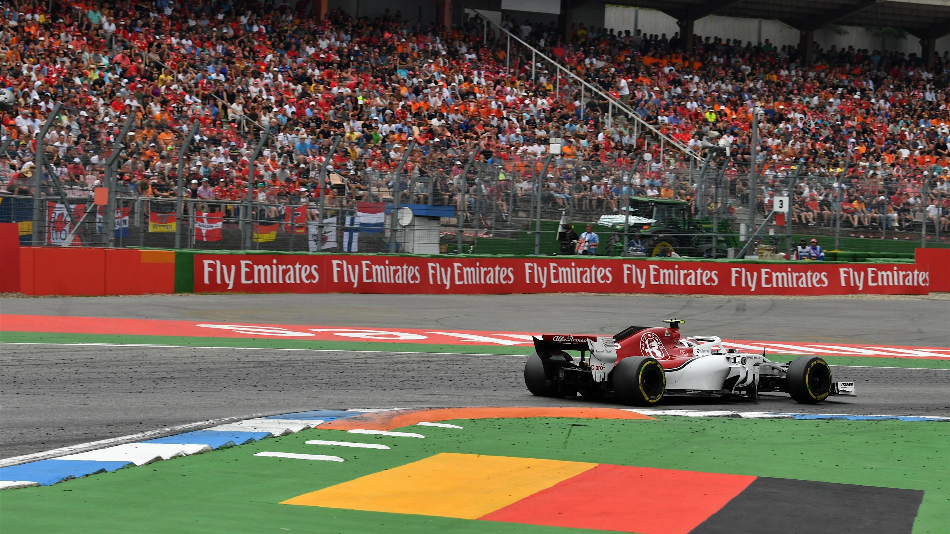 Charles Leclerc (MON) Alfa Romeo Sauber C37 at Formula One World Championship, Rd11, German Grand