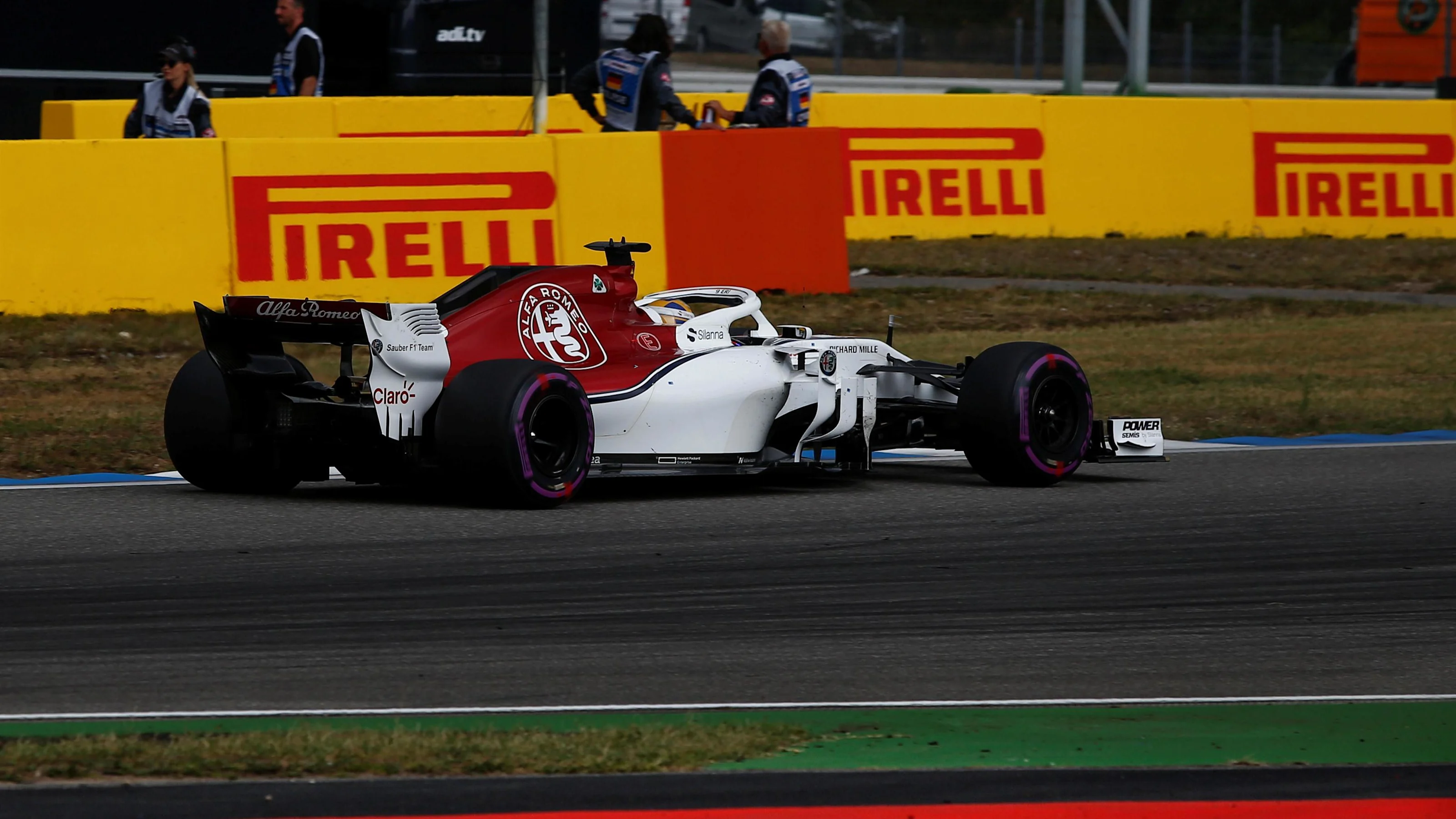 Marcus Ericsson (SWE) Alfa Romeo Sauber C37 at Formula One World Championship, Rd11, German Grand