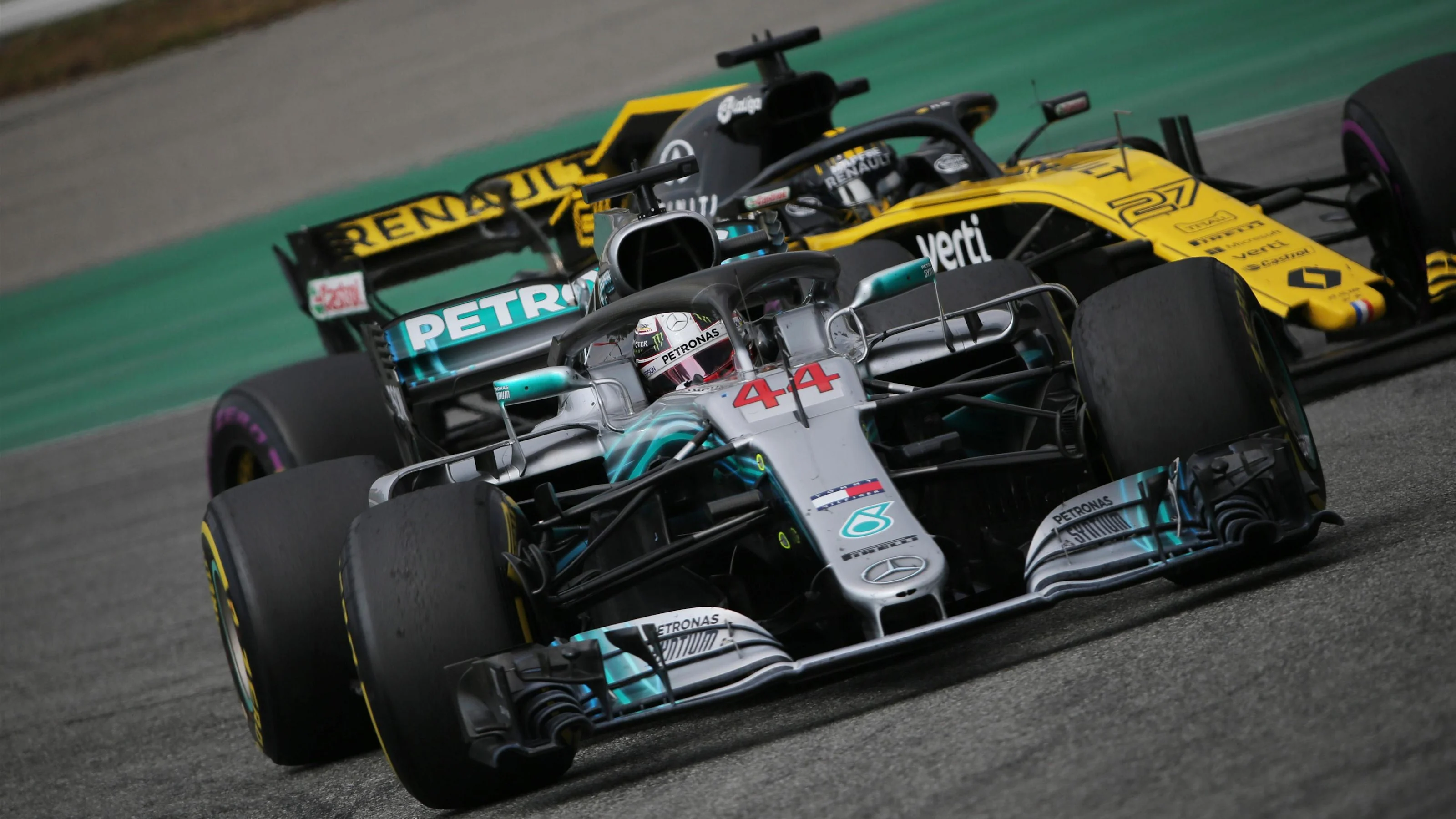 Lewis Hamilton (GBR) Mercedes-AMG F1 W09 EQ Power+ at Formula One World Championship, Rd11, German