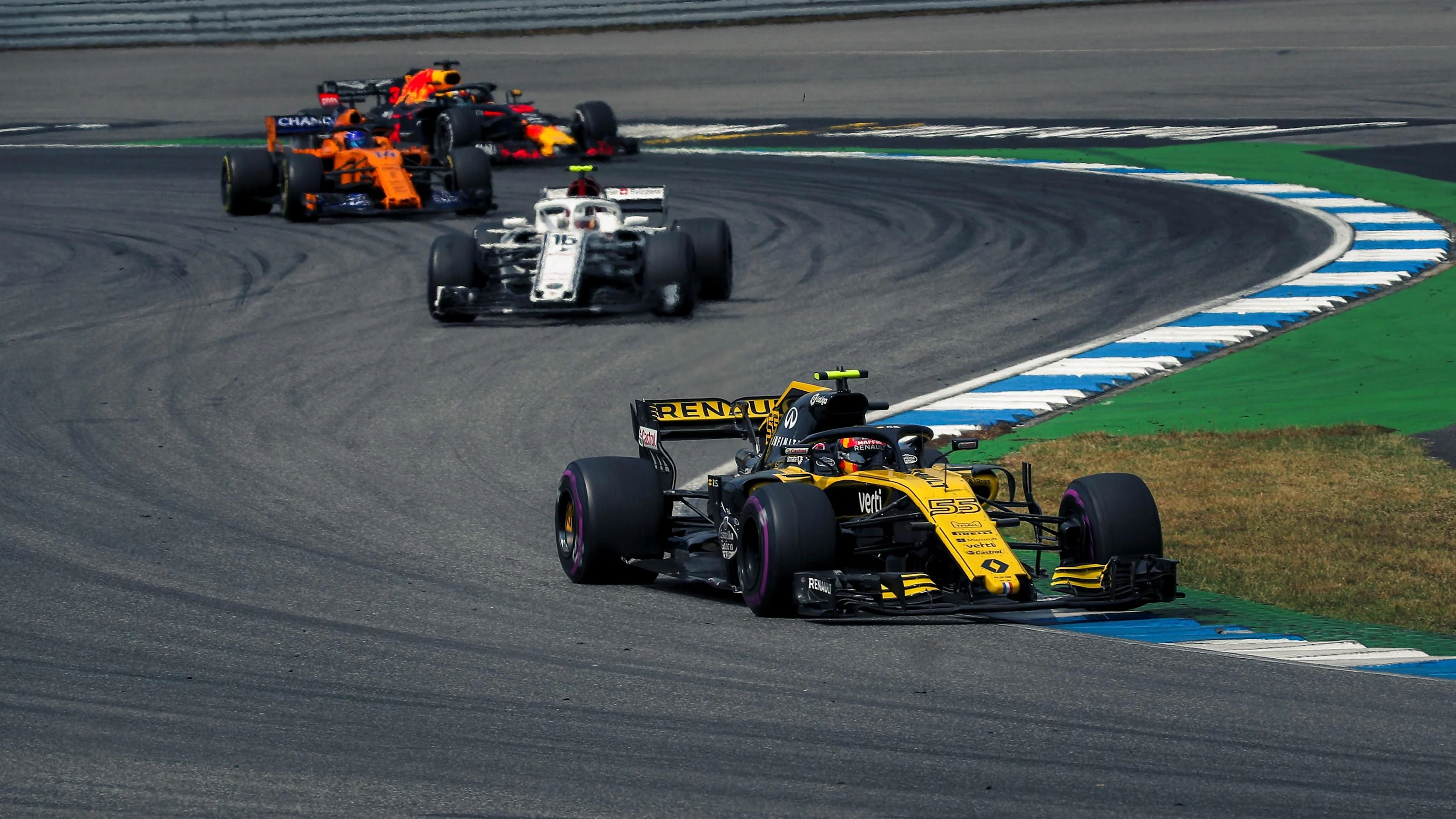 Carlos Sainz jr (ESP) Renault Sport F1 Team RS18 at Formula One World Championship, Rd11, German