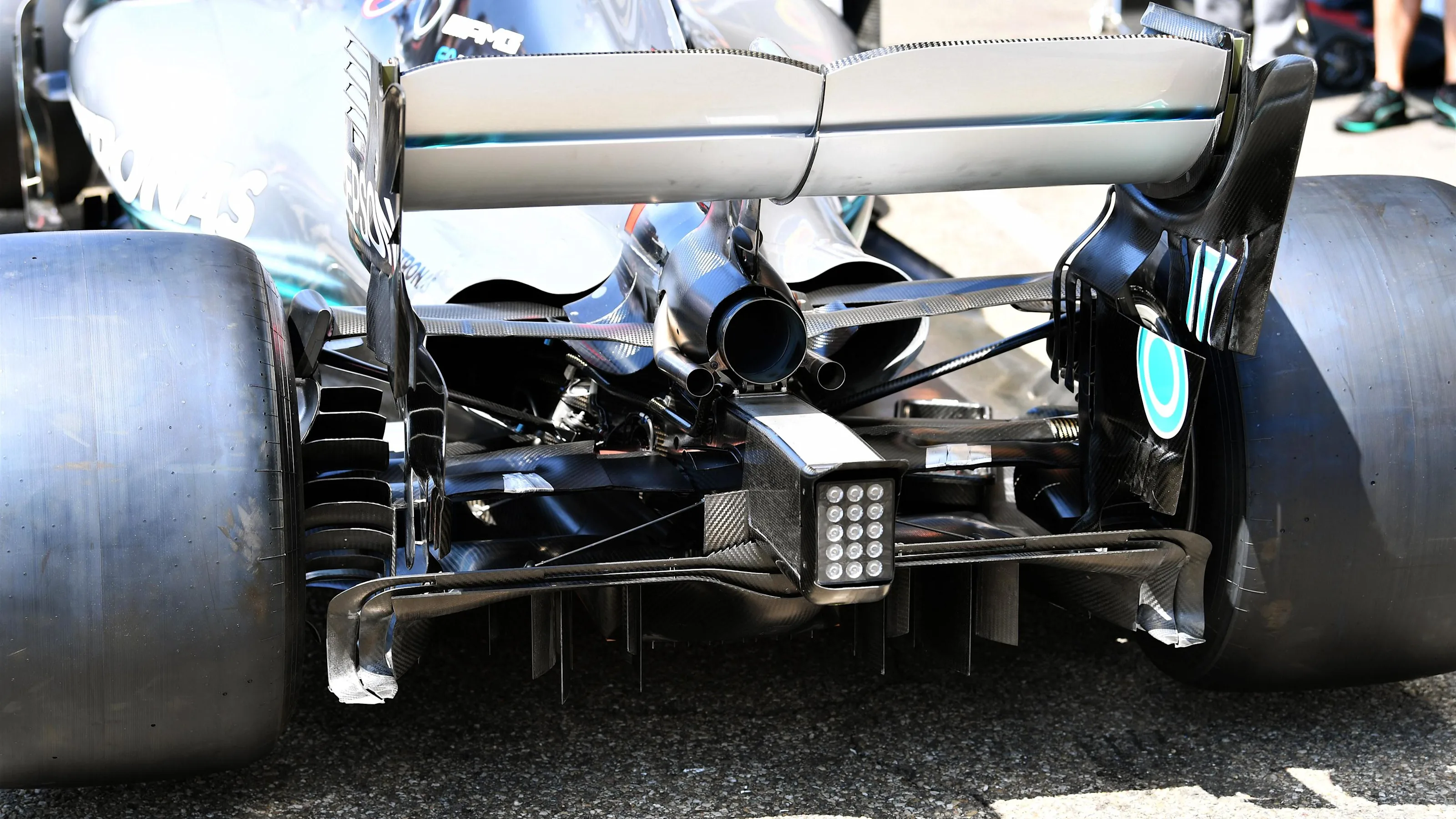 Mercedes-AMG F1 W09 EQ Power+ rear at Formula One World Championship, Rd11, German Grand Prix,