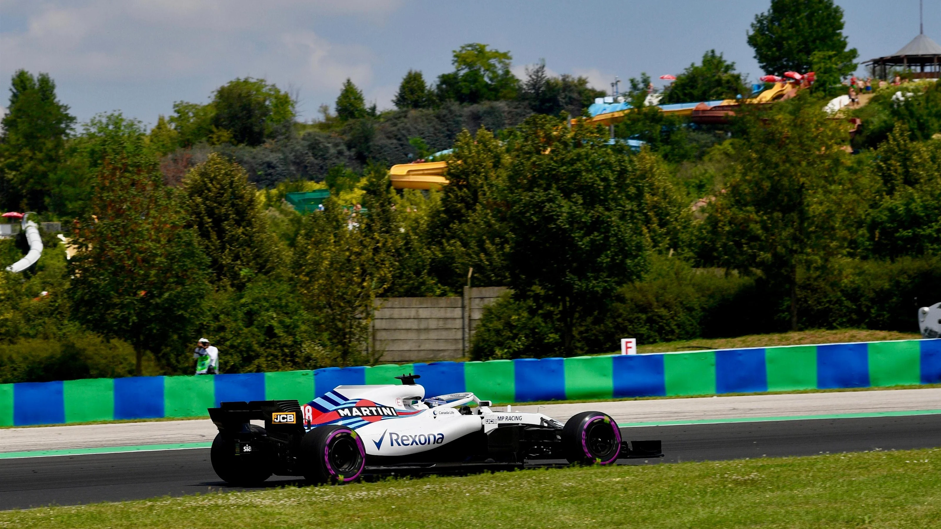 Lance Stroll (CDN) Williams FW41 at Formula One World Championship, Rd12, Hungarian Grand Prix,