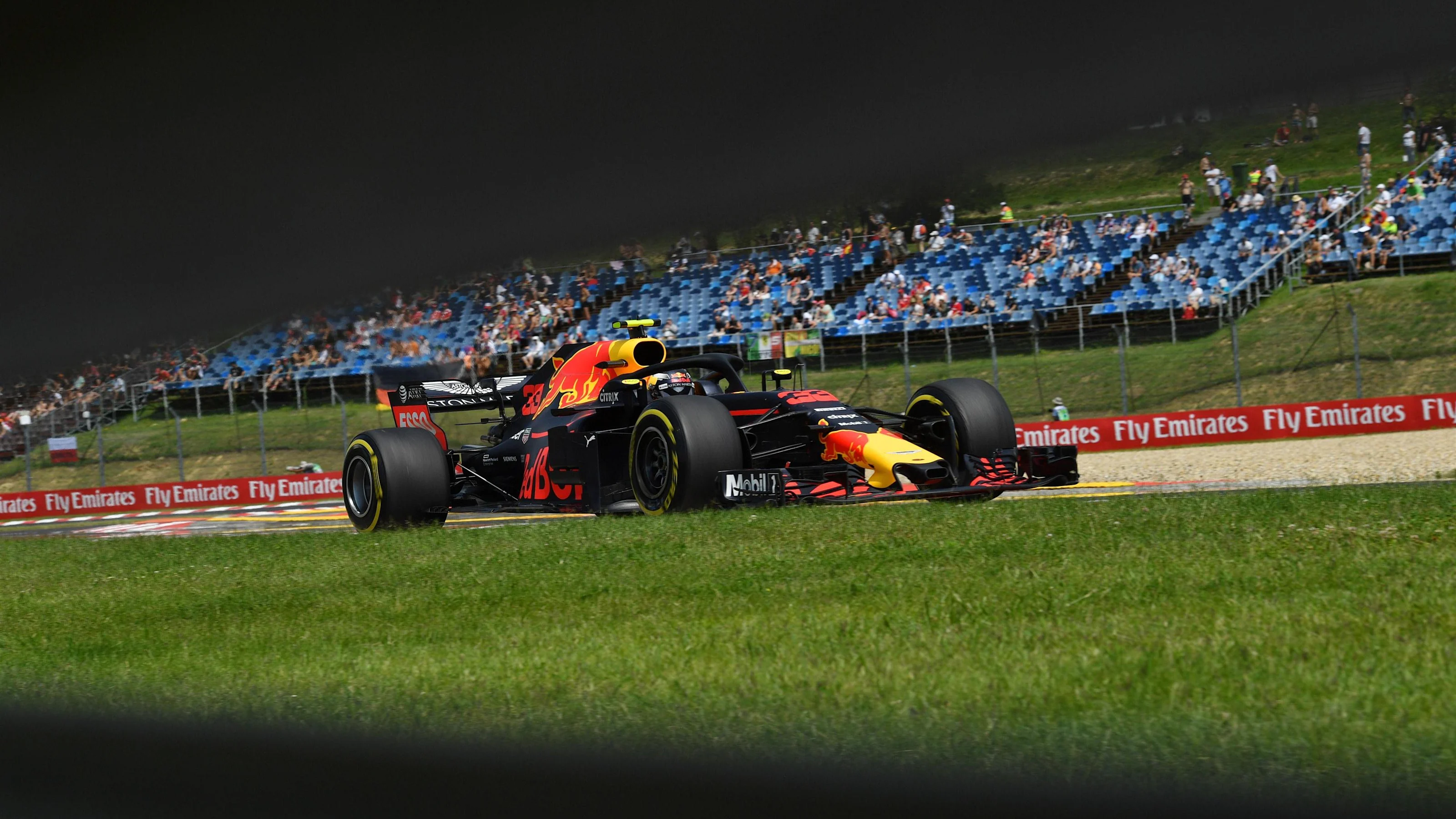 Max Verstappen (NED) Red Bull Racing RB14 at Formula One World Championship, Rd12, Hungarian Grand