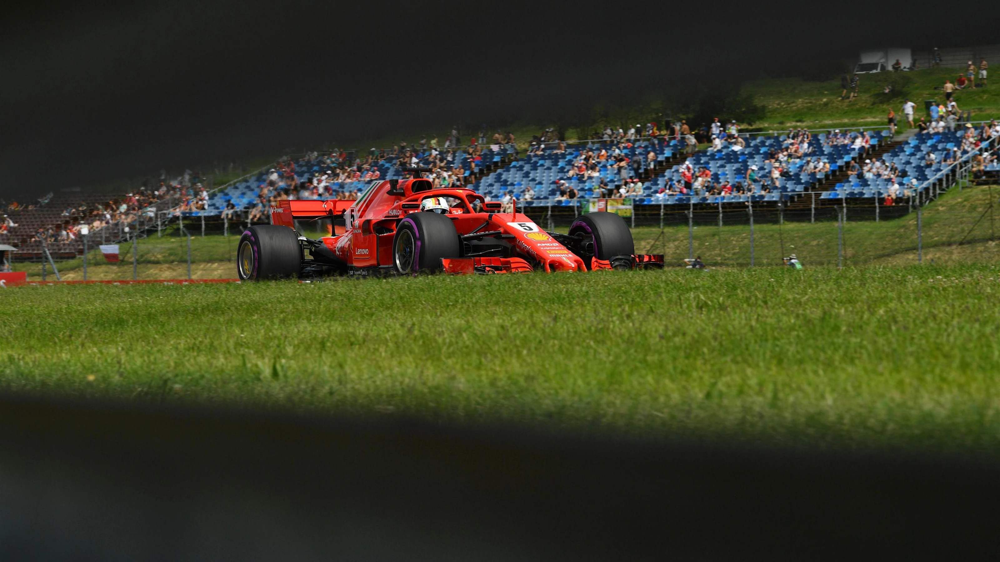 Sebastian Vettel (GER) Ferrari SF-71H at Formula One World Championship, Rd12, Hungarian Grand