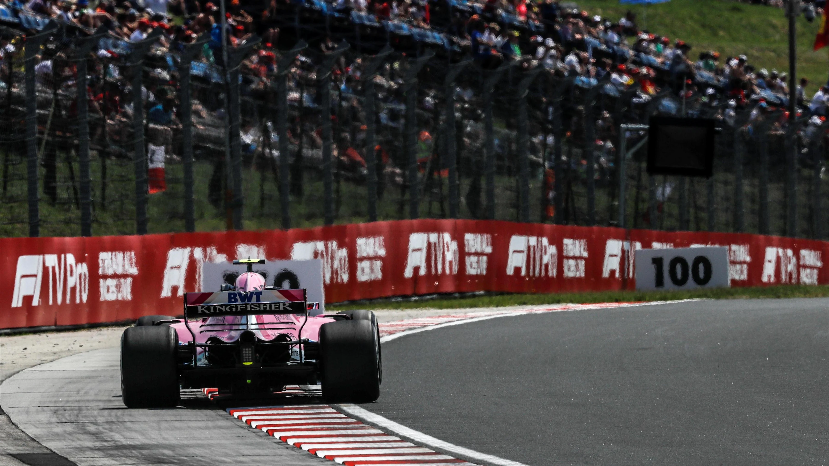 Esteban Ocon (FRA) Force India VJM11 at Formula One World Championship, Rd12, Hungarian Grand Prix,