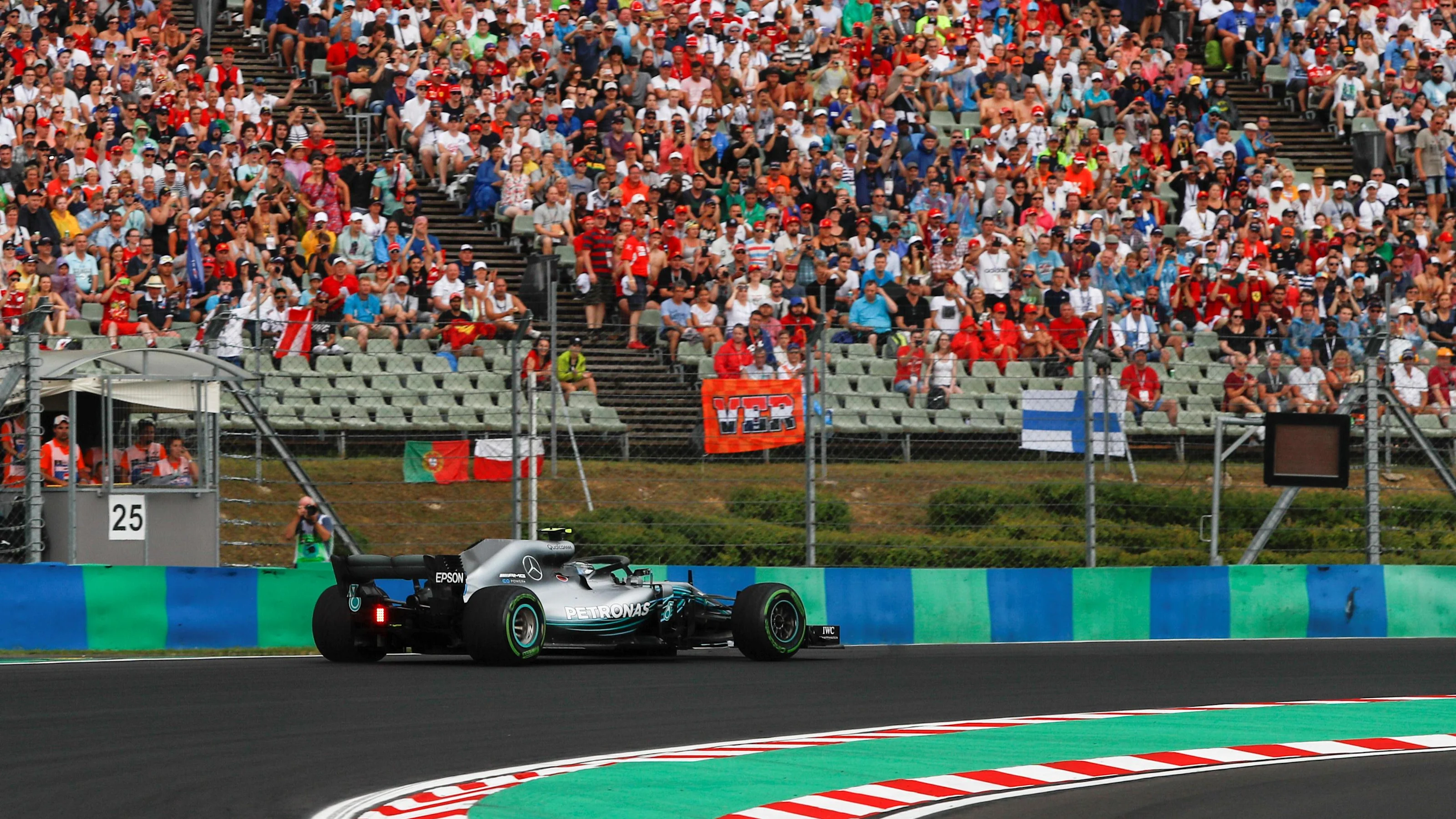 Valtteri Bottas (FIN) Mercedes-AMG F1 W09 EQ Power+ at Formula One World Championship, Rd12,