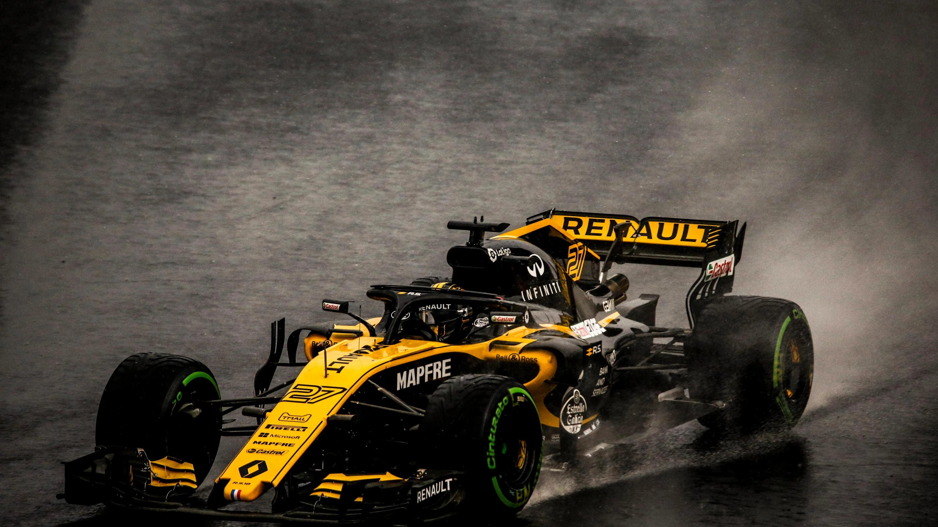 Nico Hulkenberg (GER) Renault Sport F1 Team RS18 at Formula One World Championship, Rd12, Hungarian