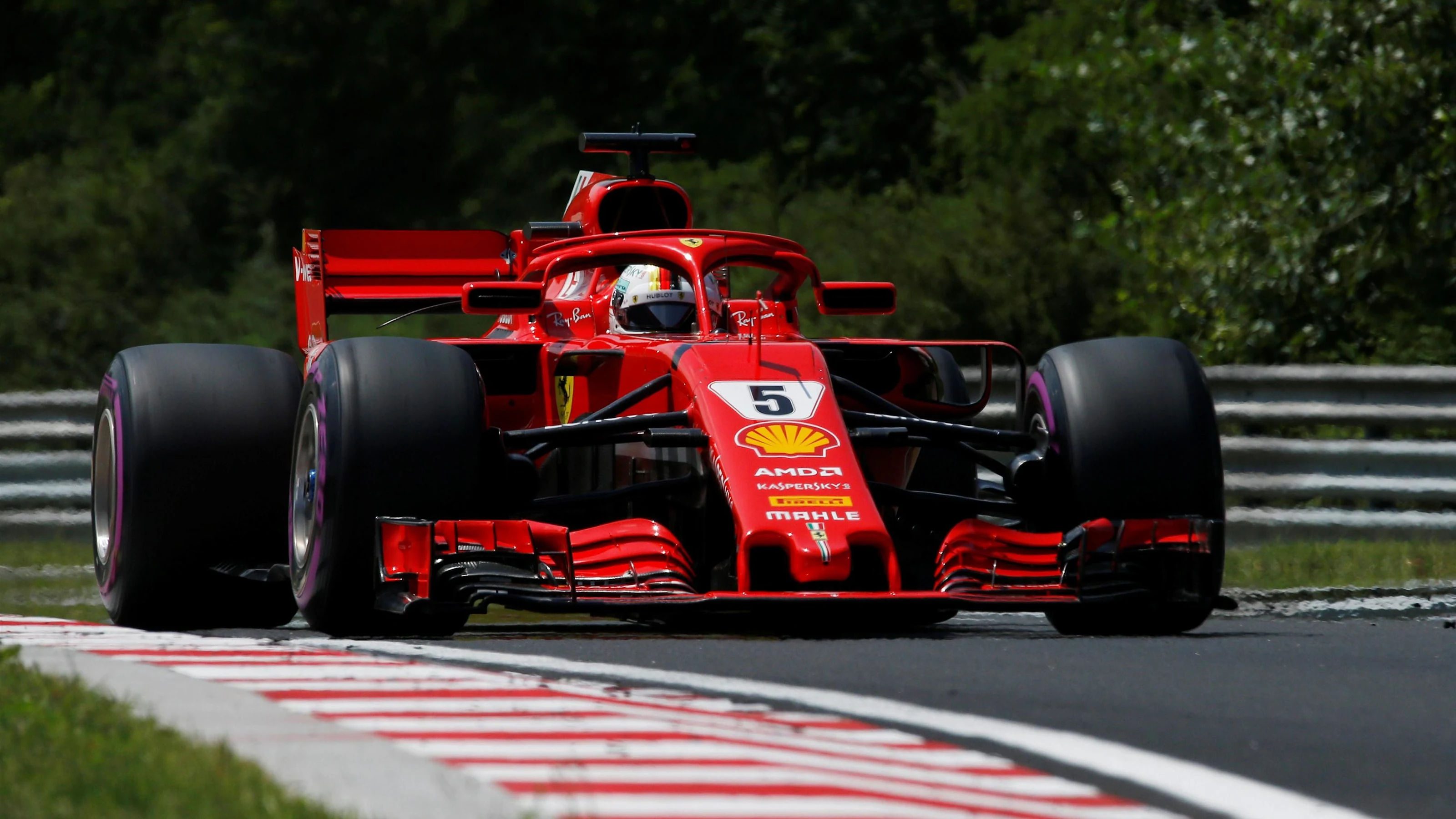 Sebastian Vettel (GER) Ferrari SF-71H at Formula One World Championship, Rd12, Hungarian Grand