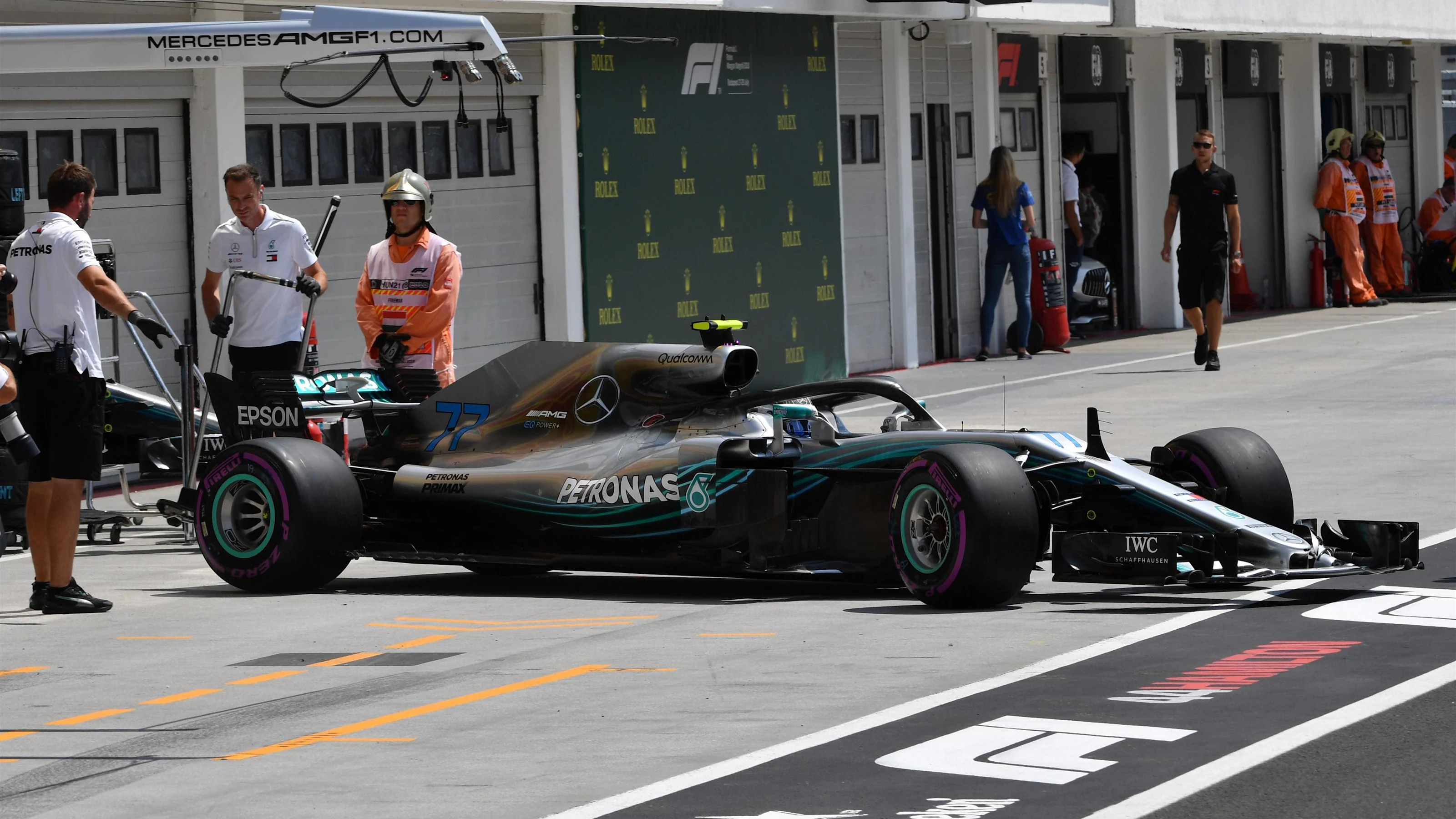 Valtteri Bottas (FIN) Mercedes-AMG F1 W09 EQ Power+ at Formula One World Championship, Rd12,