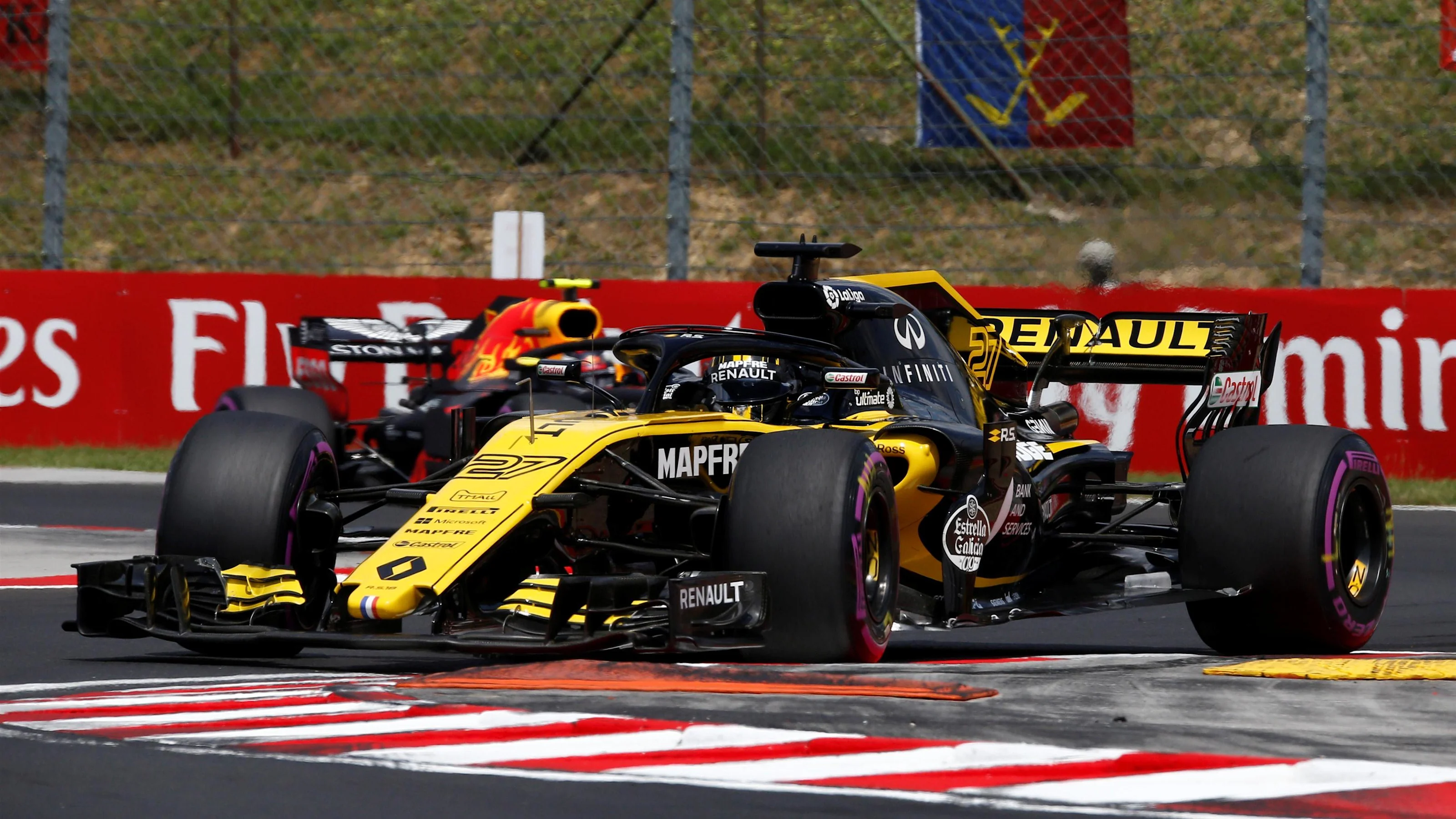 Nico Hulkenberg (GER) Renault Sport F1 Team RS18 at Formula One World Championship, Rd12, Hungarian