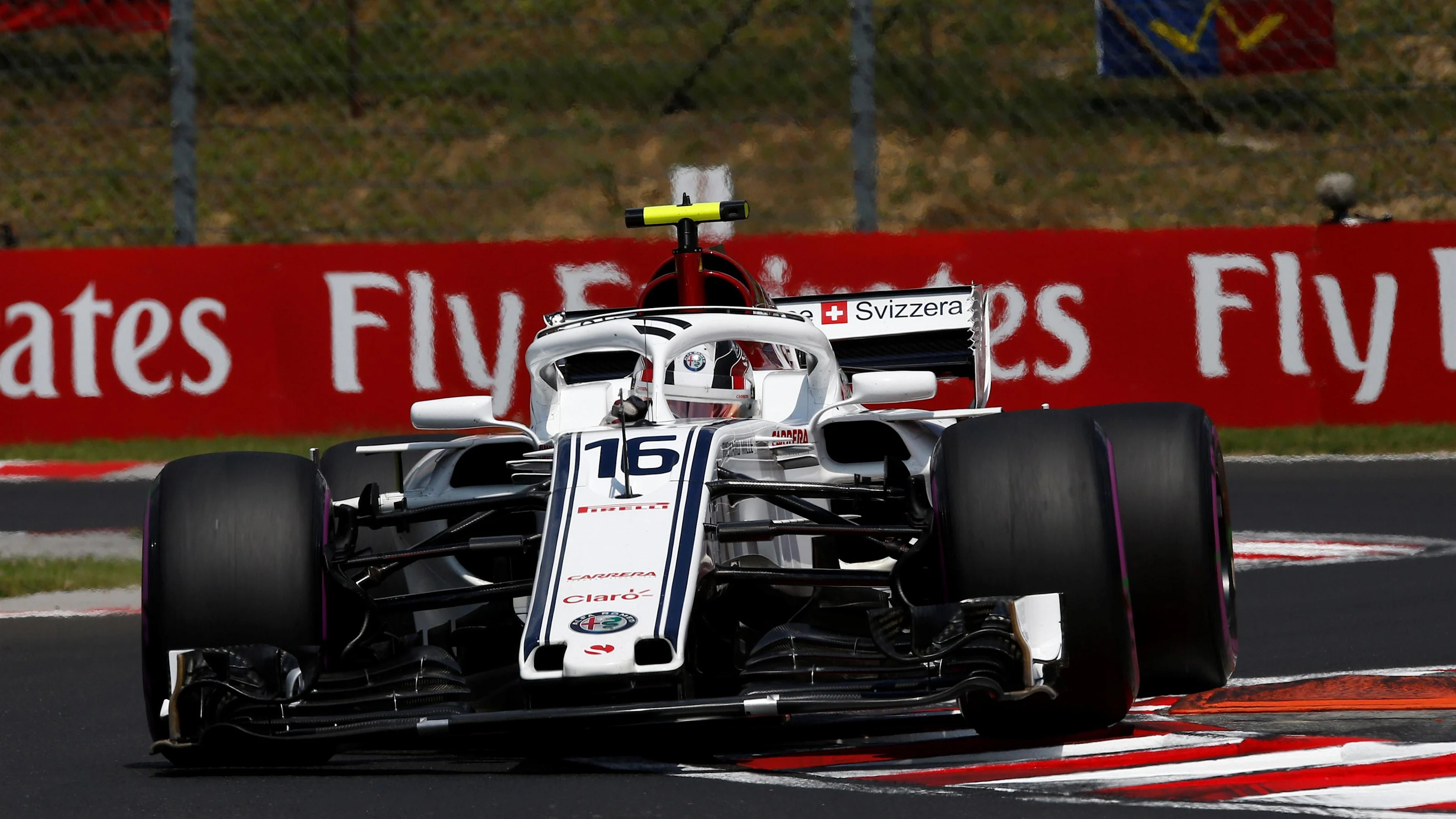 Charles Leclerc (MON) Alfa Romeo Sauber C37 at Formula One World Championship, Rd12, Hungarian