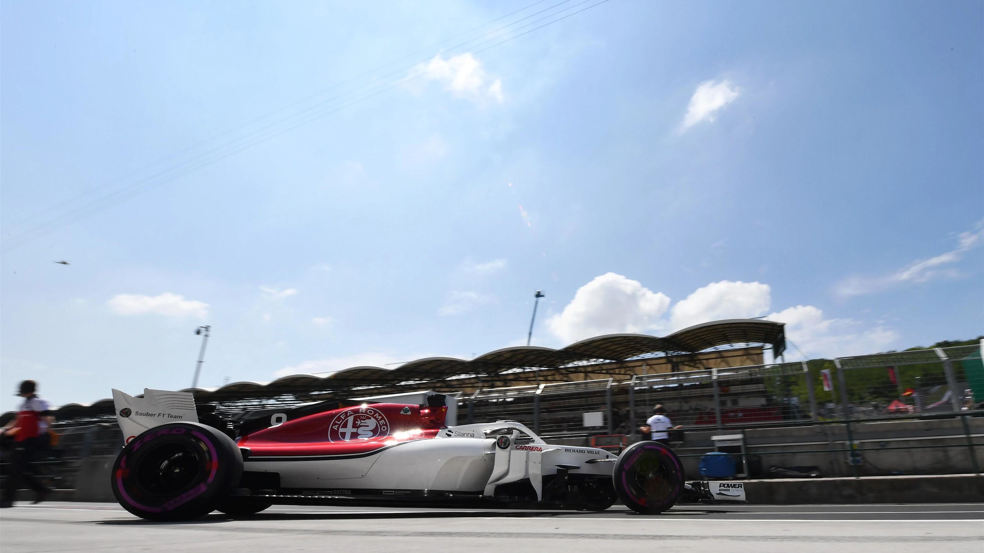 Marcus Ericsson (SWE) Alfa Romeo Sauber C37 at Formula One World Championship, Rd12, Hungarian