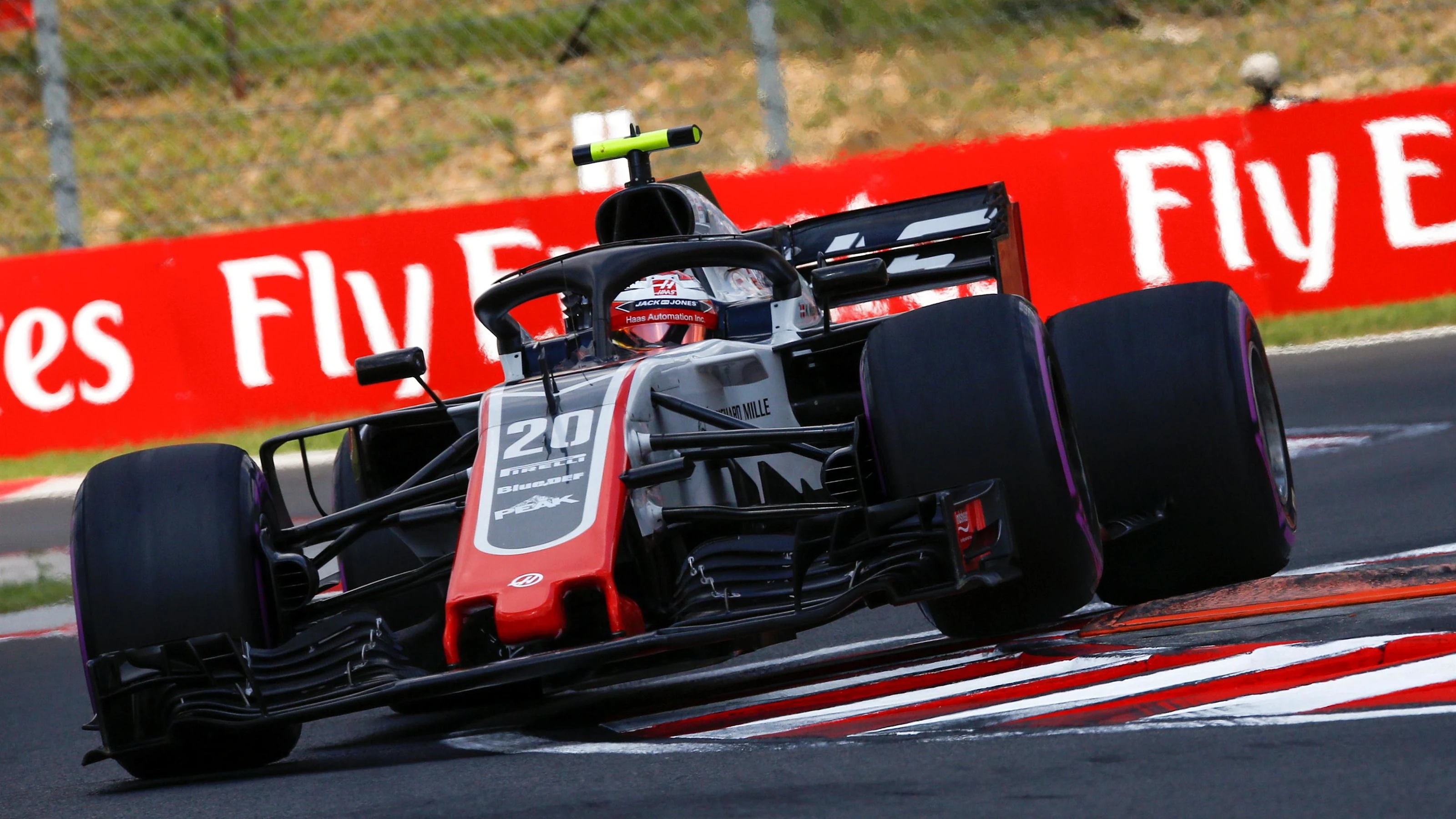 Kevin Magnussen (DEN) Haas VF-18 at Formula One World Championship, Rd12, Hungarian Grand Prix,