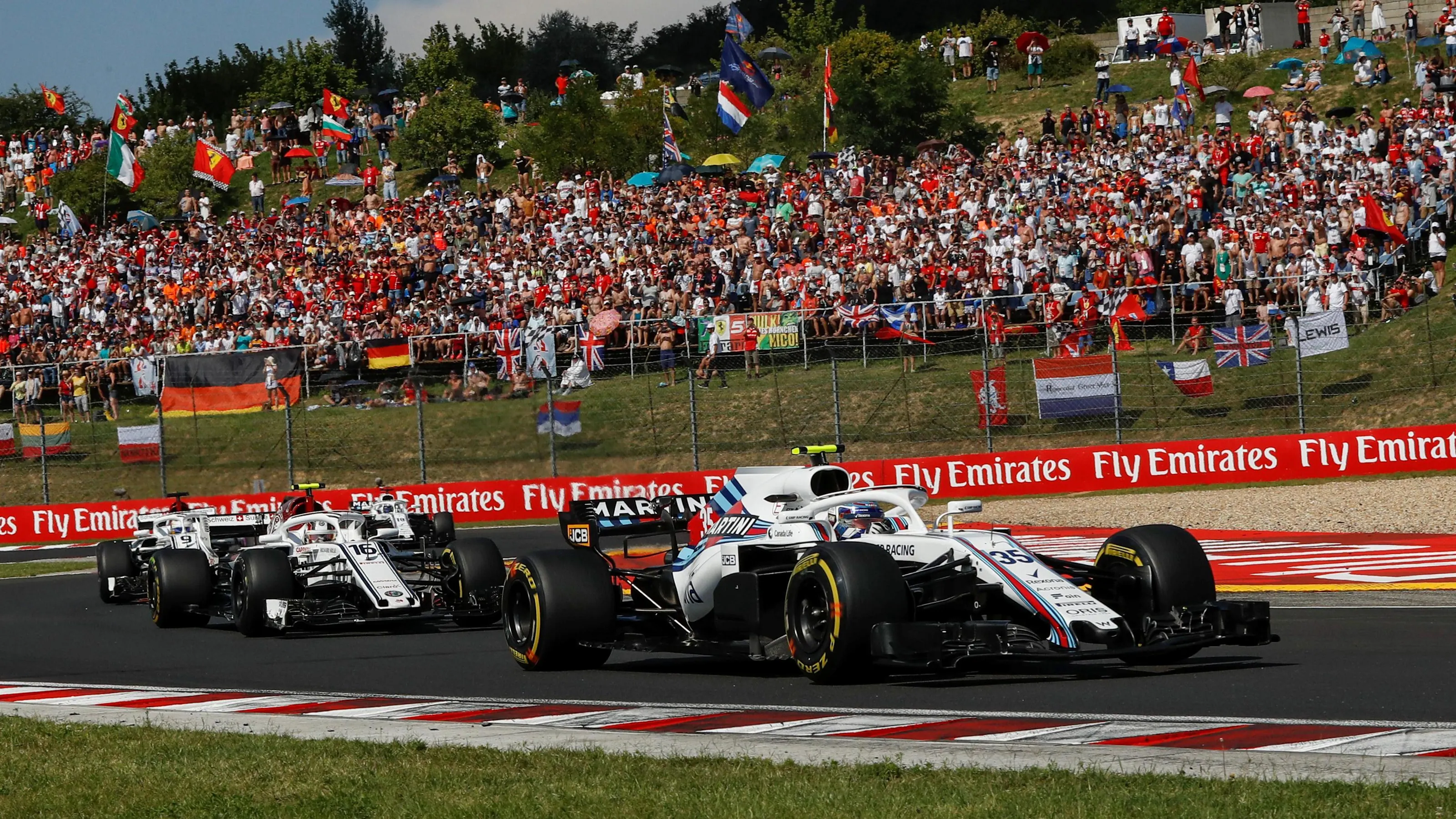 Sergey Sirotkin (RUS) Williams FW41 at Formula One World Championship, Rd12, Hungarian Grand Prix,
