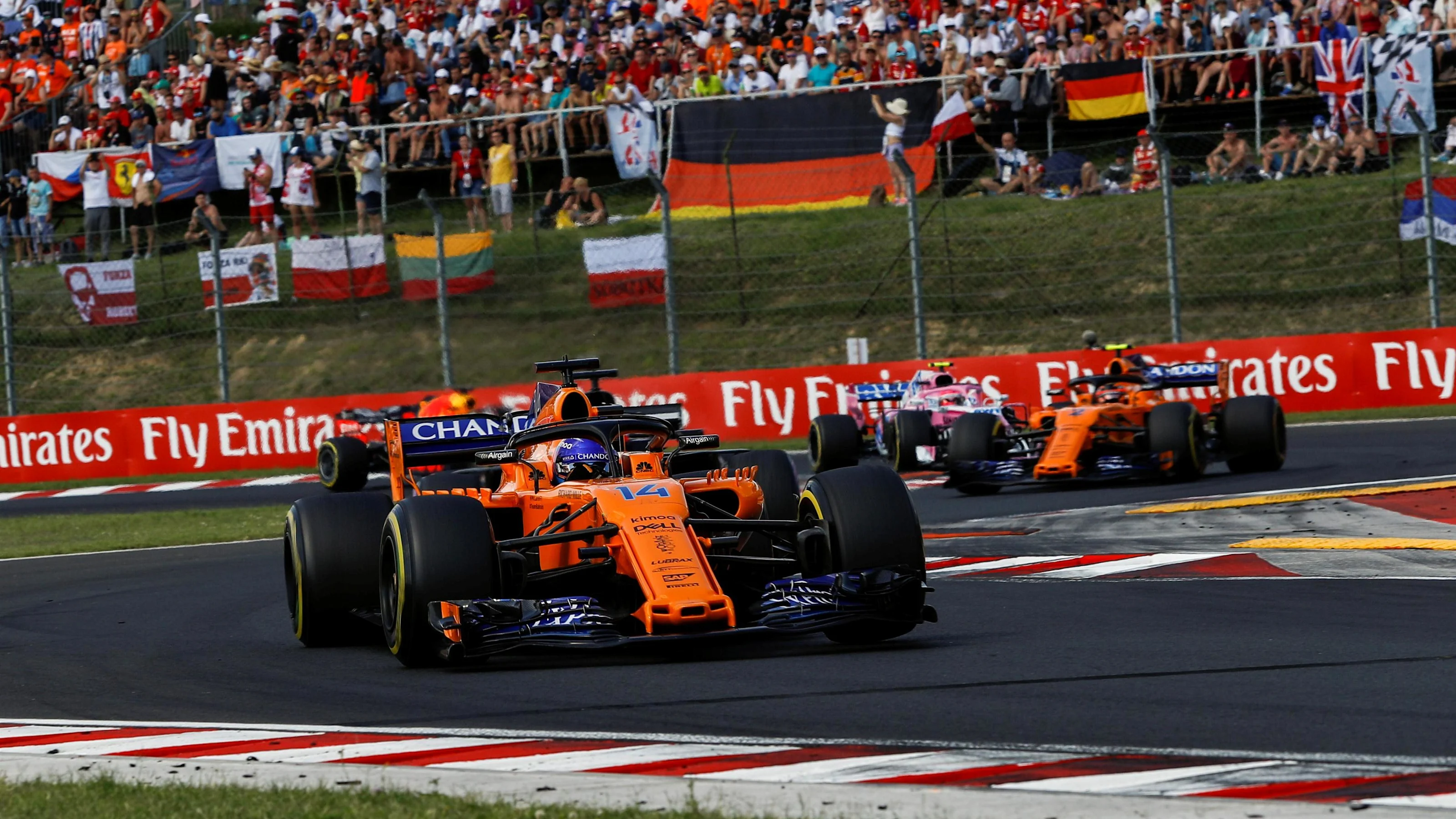 Fernando Alonso (ESP) McLaren MCL33 at Formula One World Championship, Rd12, Hungarian Grand Prix,