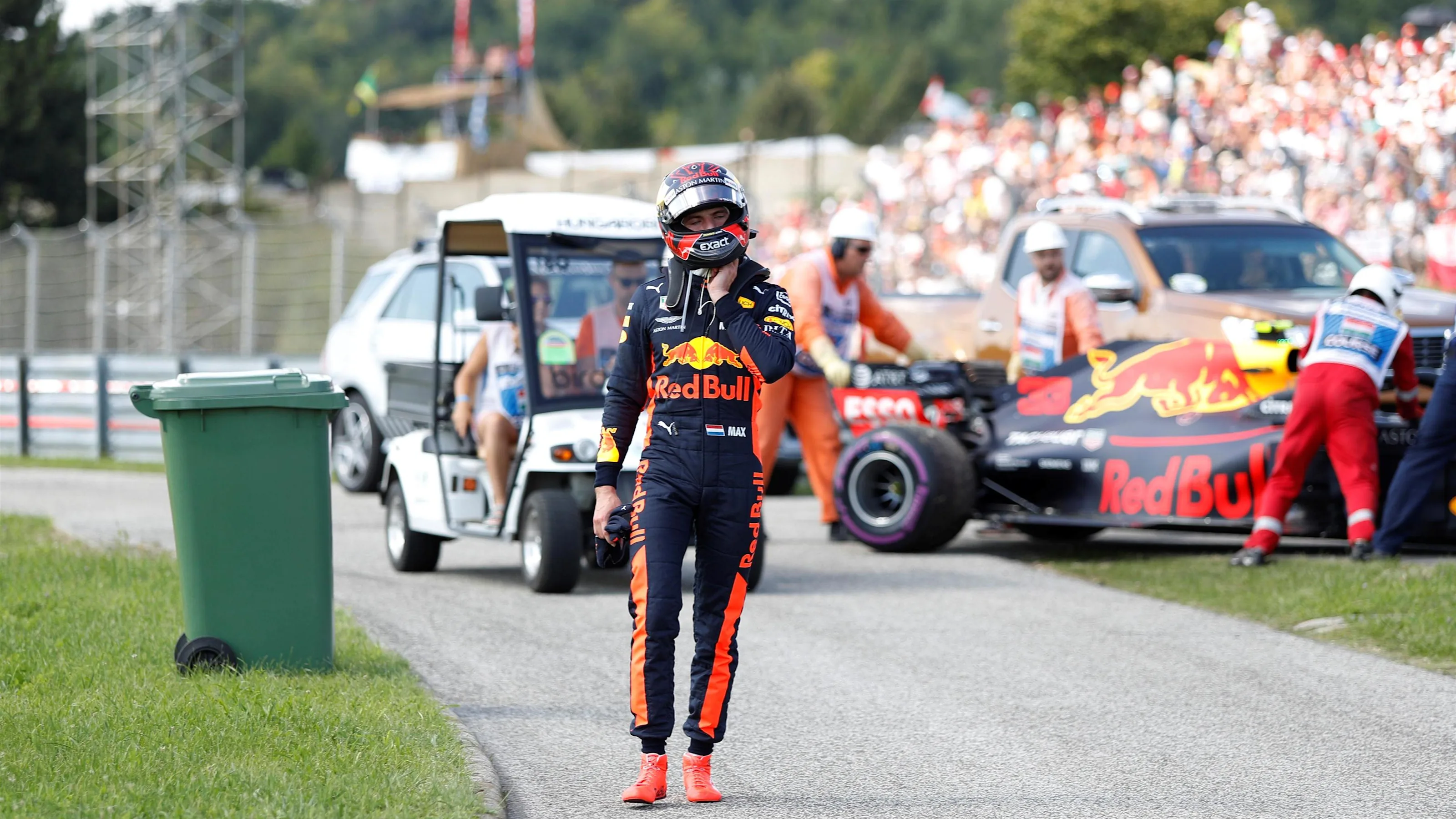 Race retiree Max Verstappen (NED) Red Bull Racing at Formula One World Championship, Rd12,