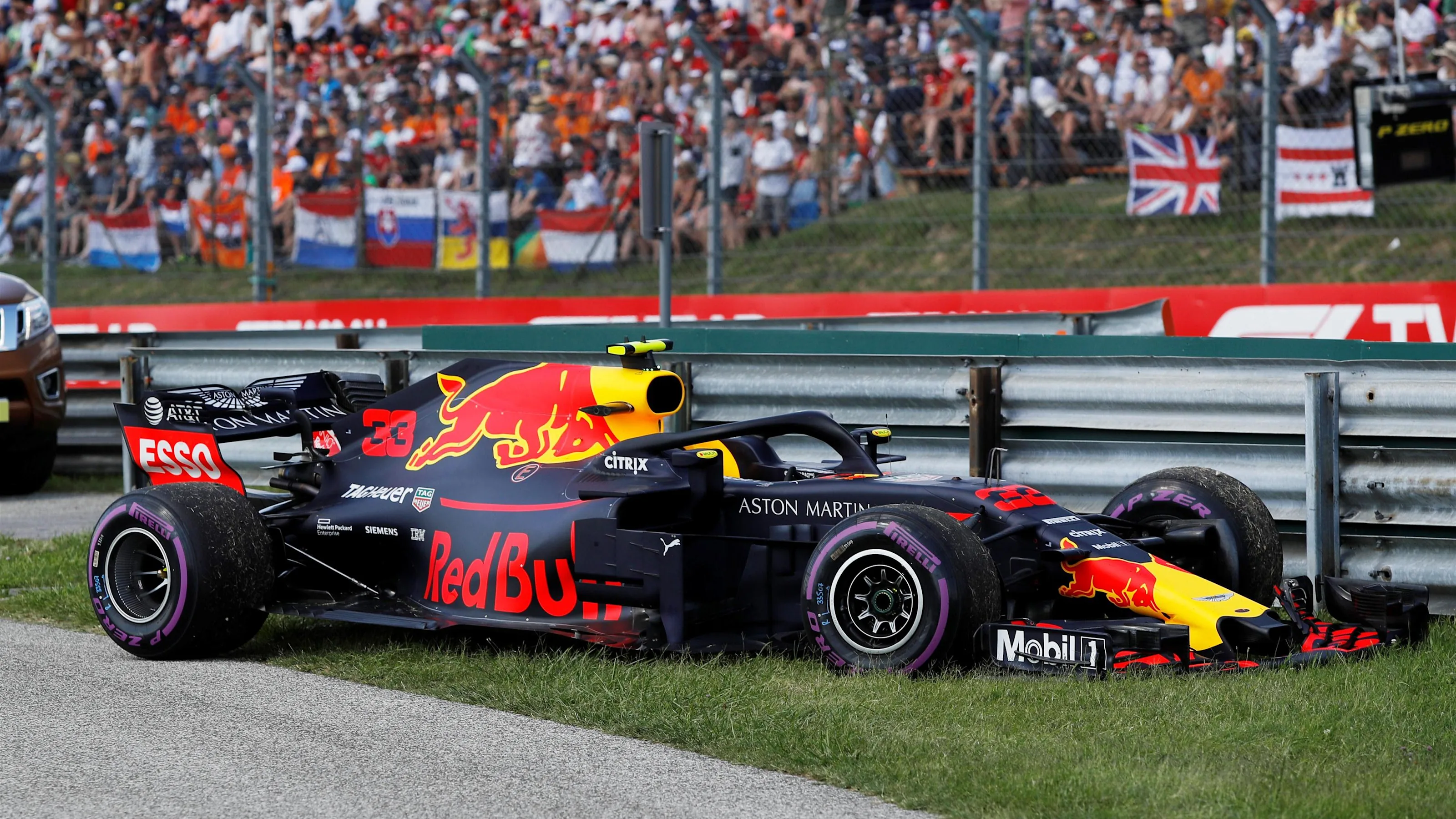 Race retiree Max Verstappen (NED) Red Bull Racing at Formula One World Championship, Rd12,