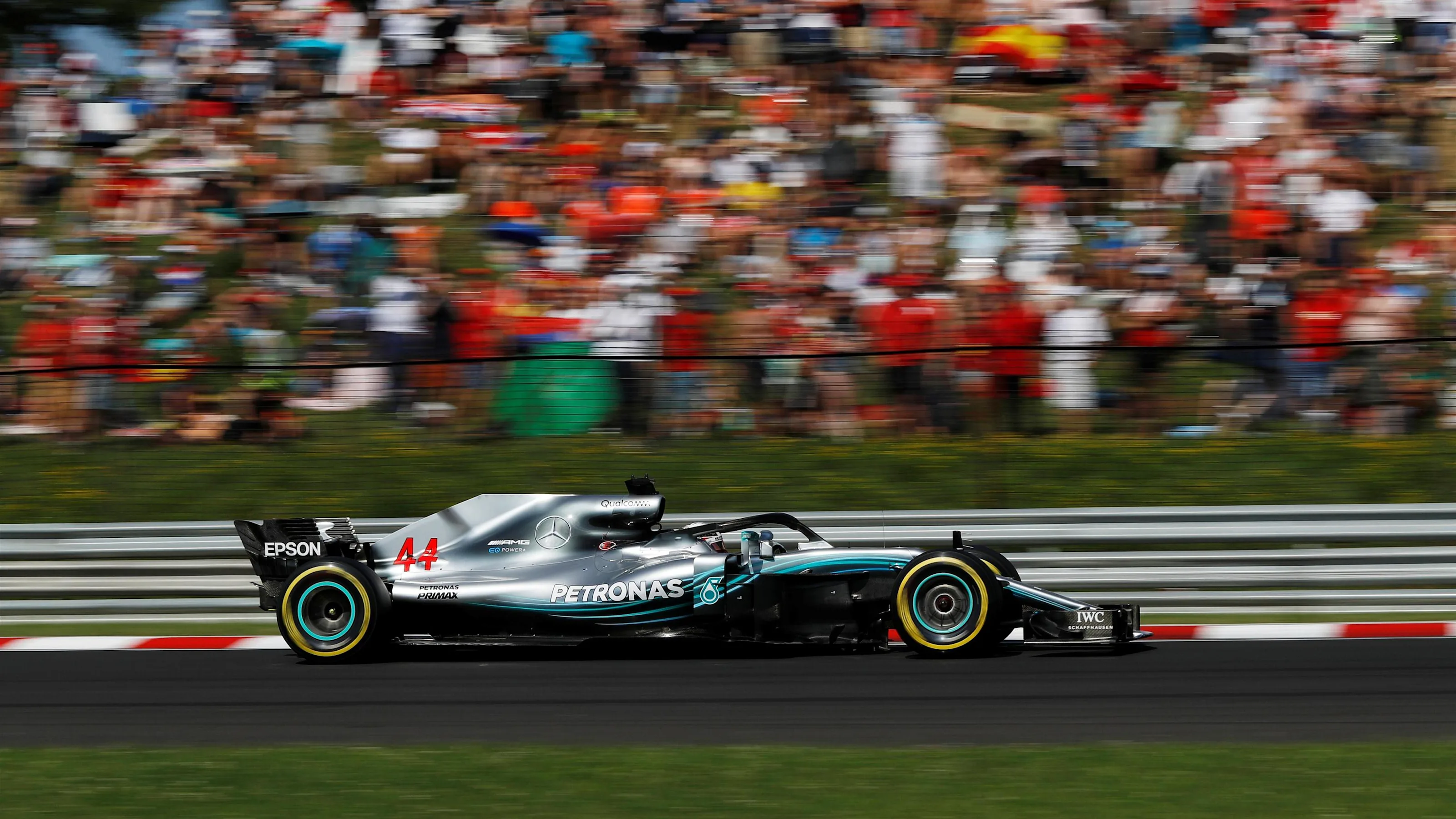 Lewis Hamilton (GBR) Mercedes-AMG F1 W09 EQ Power+ at Formula One World Championship, Rd12,