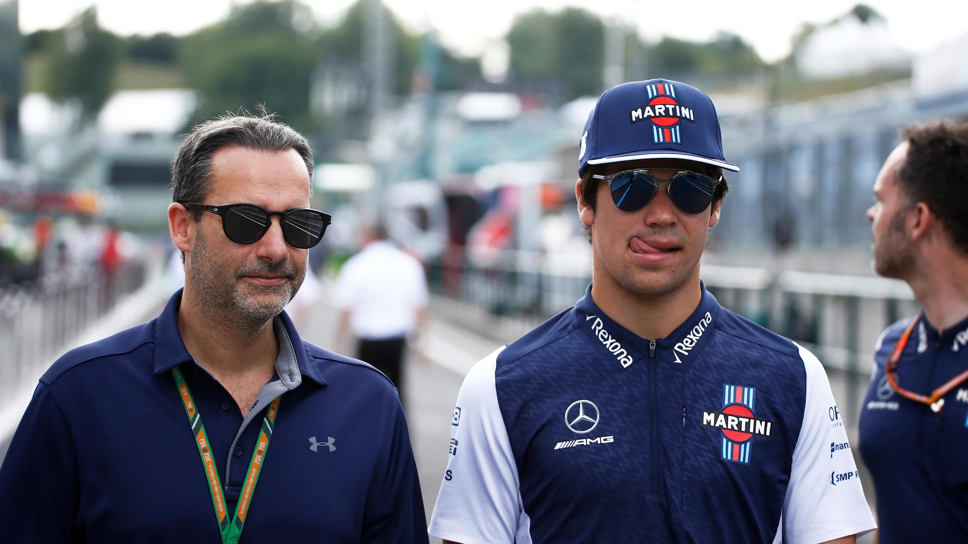 Lance Stroll (CDN) Williams walks the track at Formula One World Championship, Rd12, Hungarian