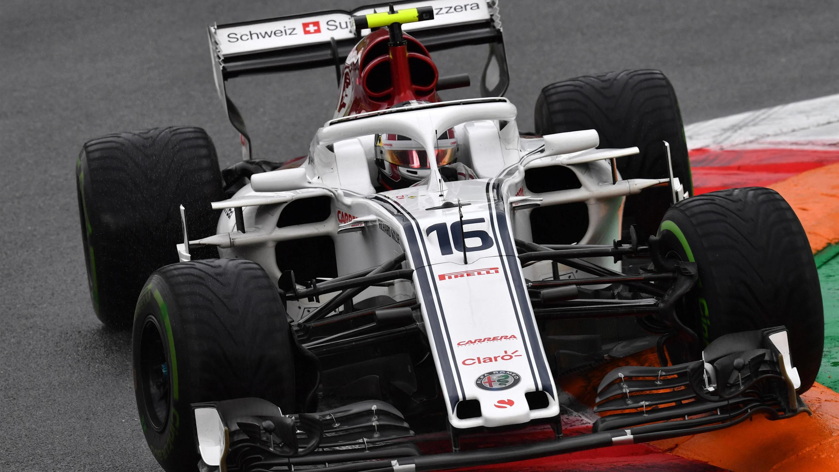 Charles Leclerc, Alfa Romeo Sauber C37 at Formula One World Championship, Rd14, Italian Grand Prix,