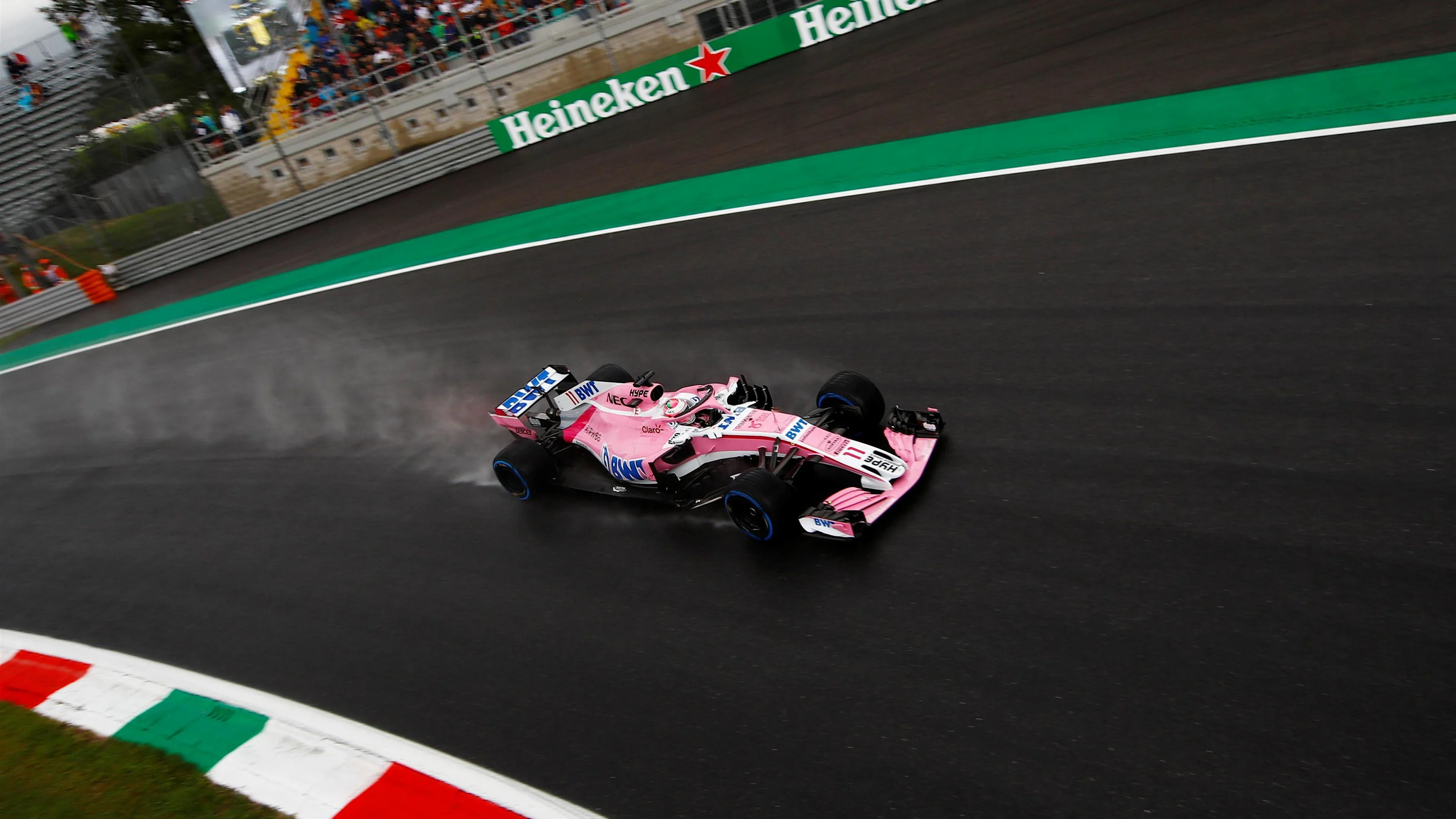 Sergio Perez, Racing Point Force India VJM11 at Formula One World Championship, Rd14, Italian Grand