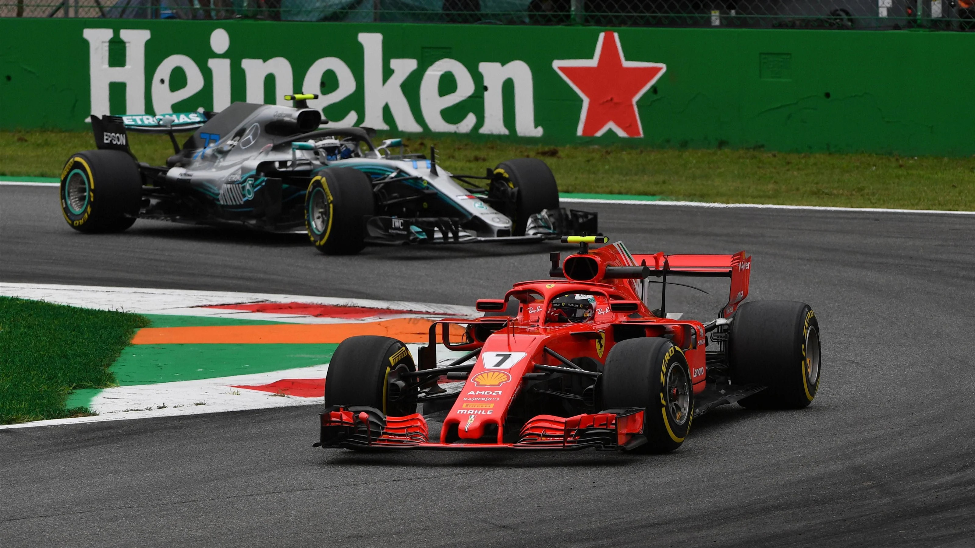 Kimi Raikkonen, Ferrari SF71H at Formula One World Championship, Rd14, Italian Grand Prix,