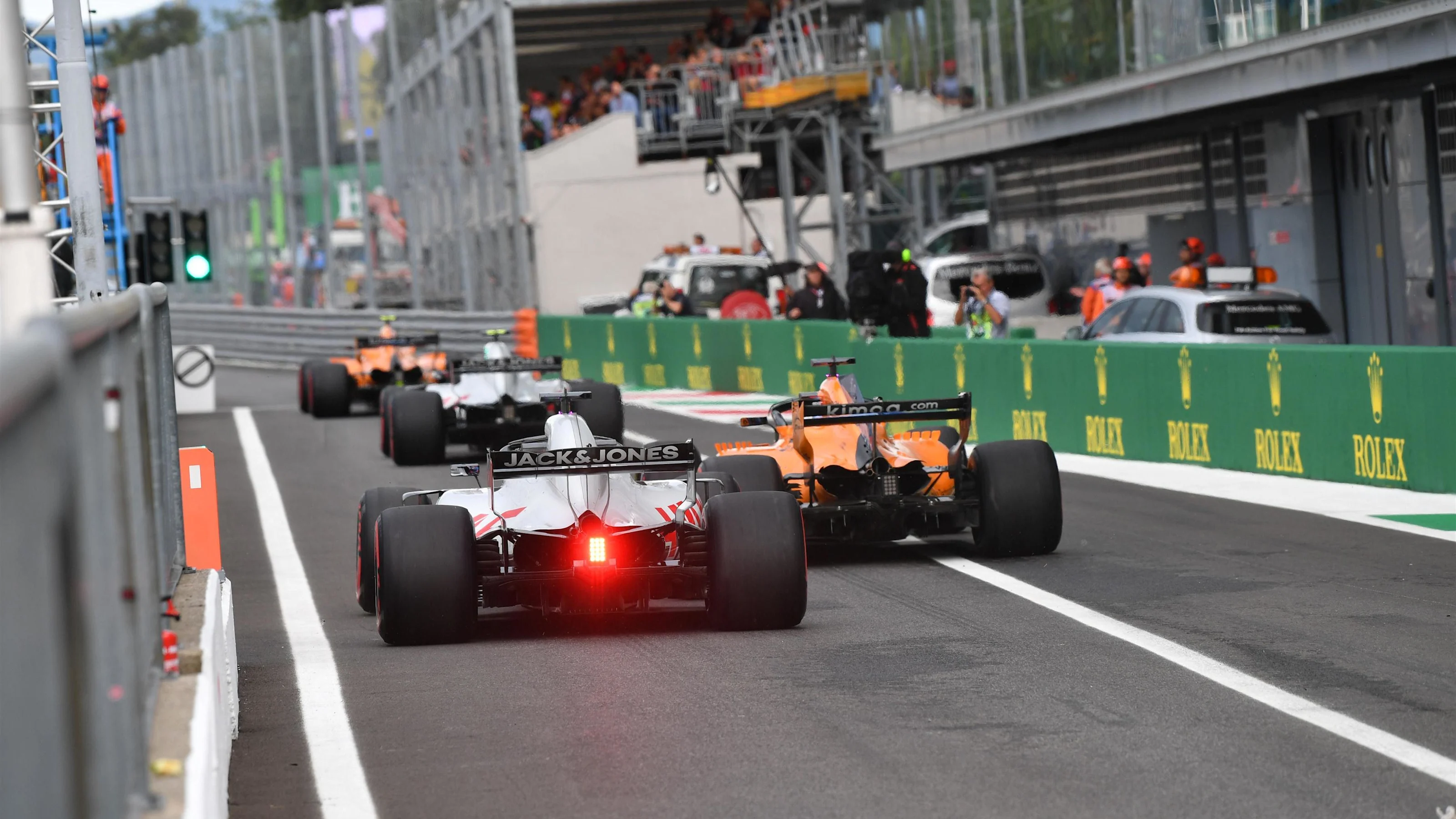 Romain Grosjean, Haas F1 Team VF-18 at Formula One World Championship, Rd14, Italian Grand Prix,