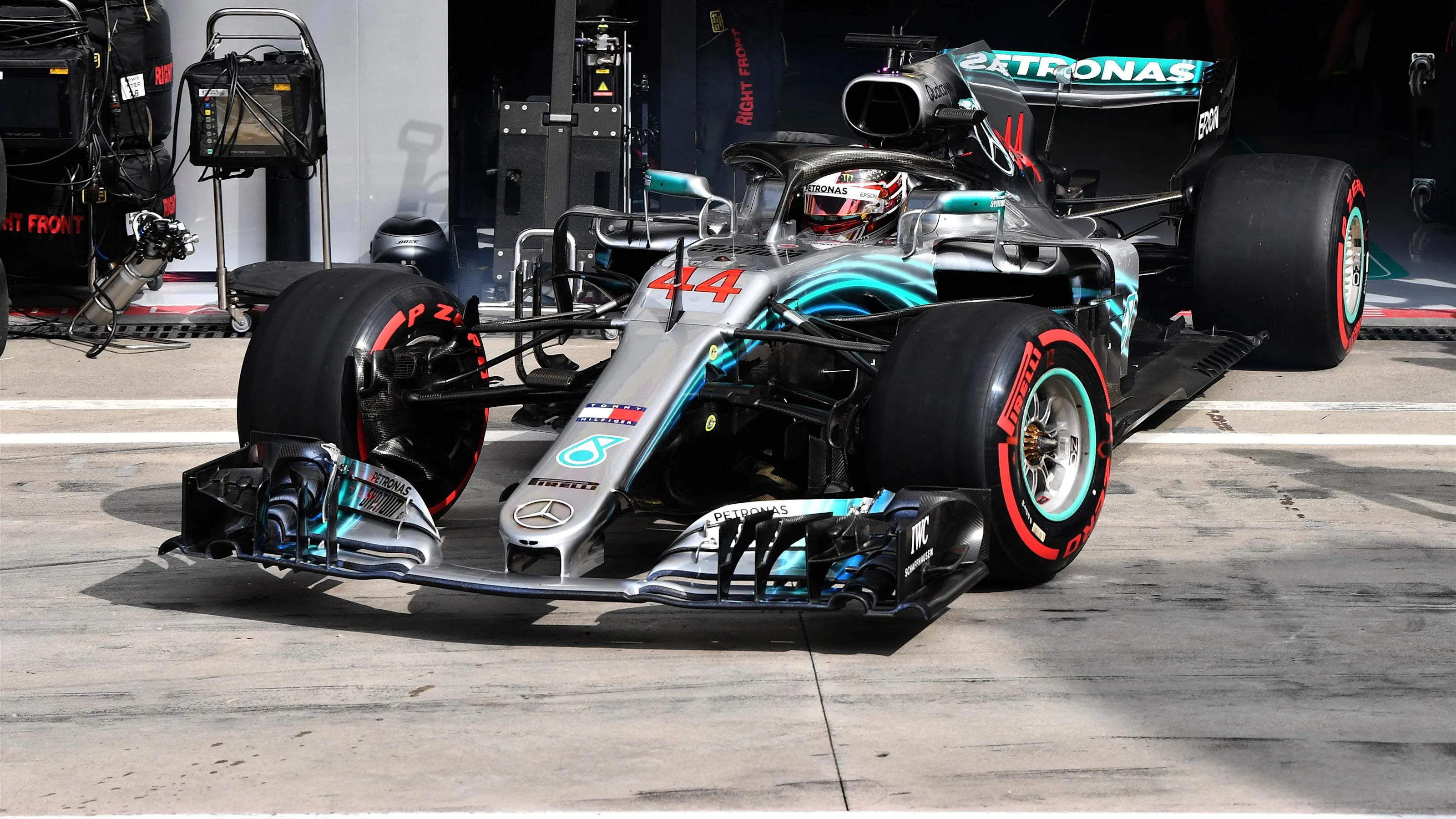 Lewis Hamilton, Mercedes AMG F1 W09 at Formula One World Championship, Rd14, Italian Grand Prix,