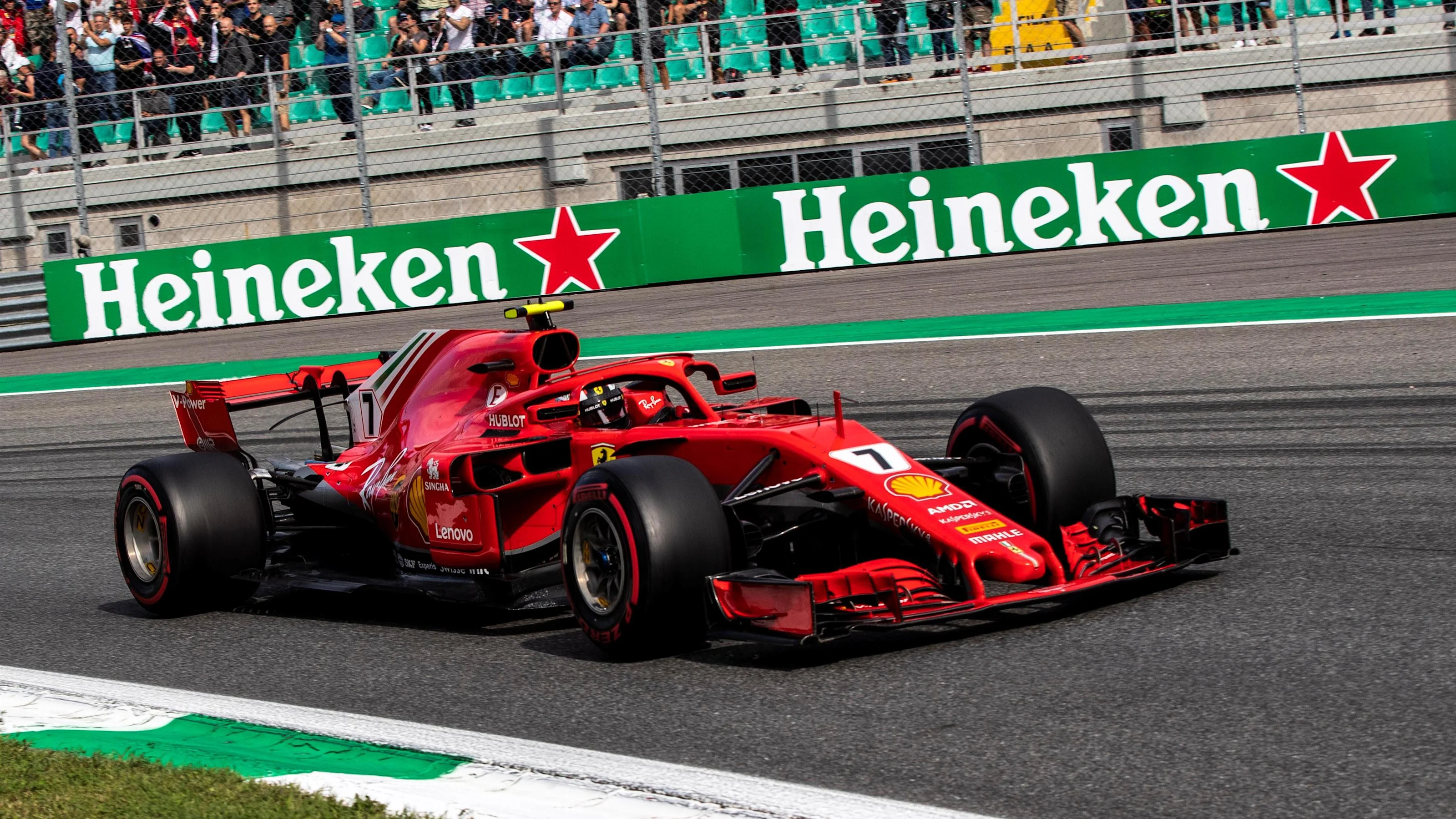 Kimi Raikkonen, Ferrari SF71H at Formula One World Championship, Rd14, Italian Grand Prix,