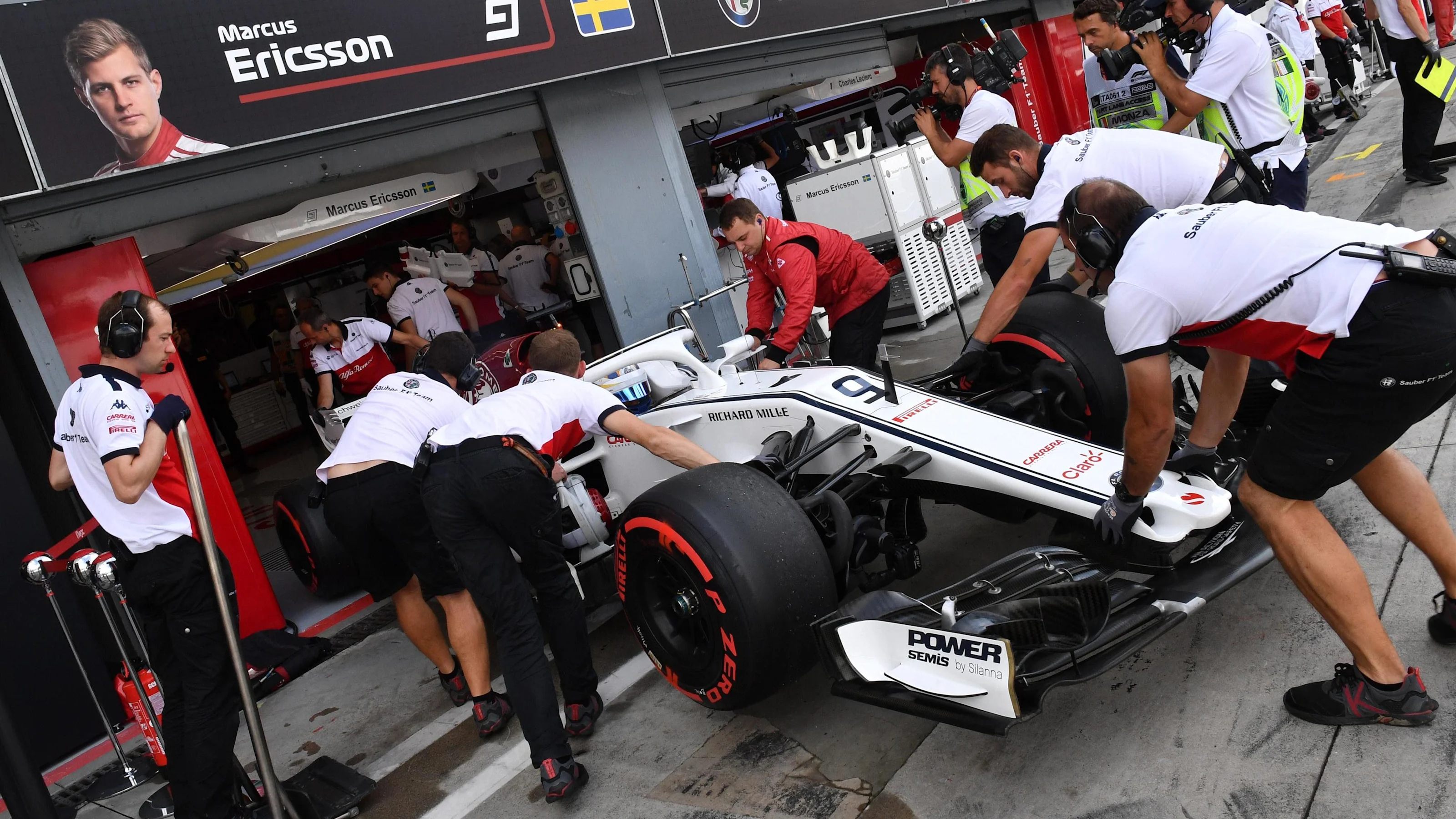 Marcus Ericsson, Alfa Romeo Sauber C37 at Formula One World Championship, Rd14, Italian Grand Prix,