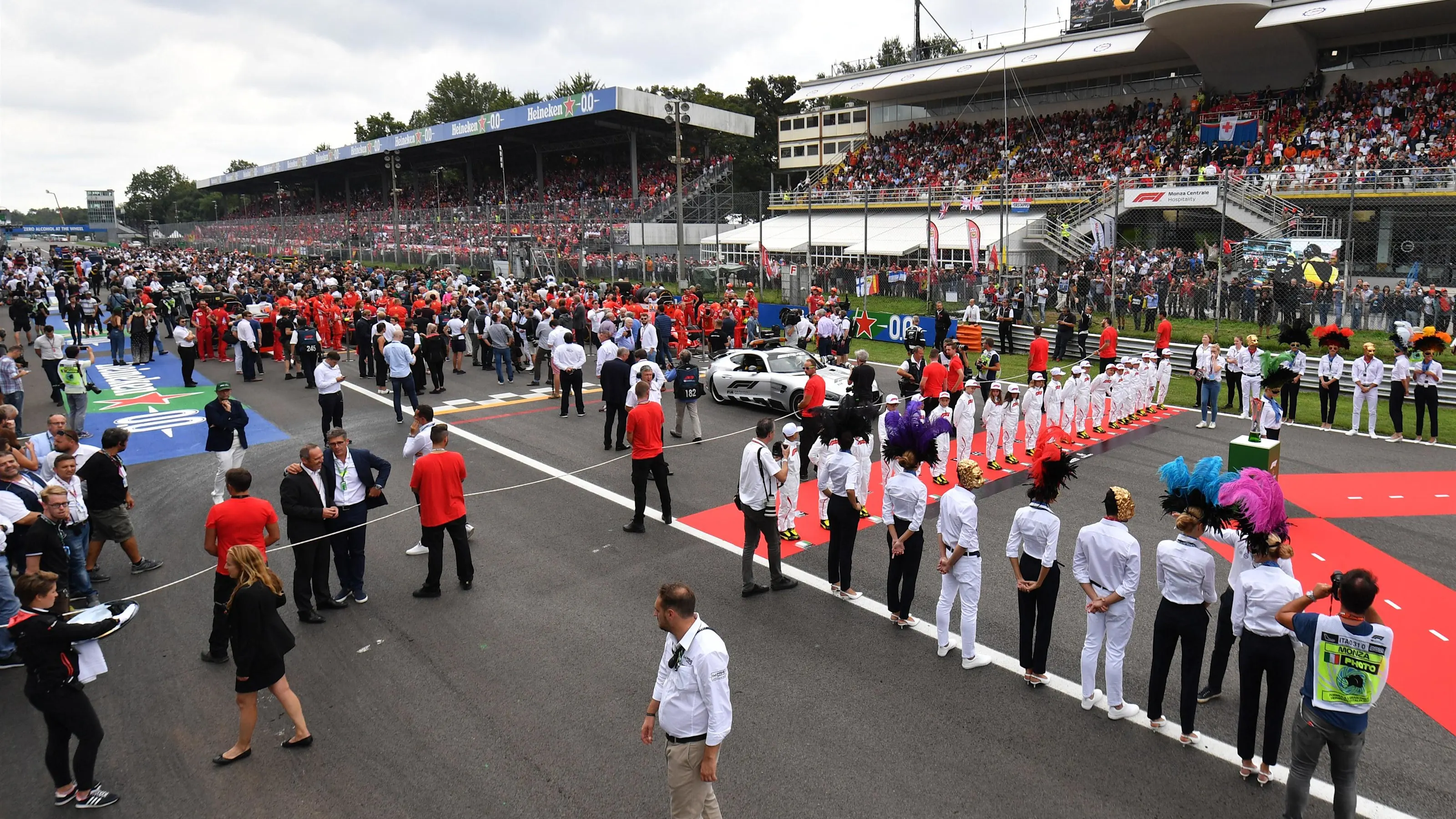 Grid at Formula One World Championship, Rd14, Italian Grand Prix, Race, Monza, Italy, Sunday 2