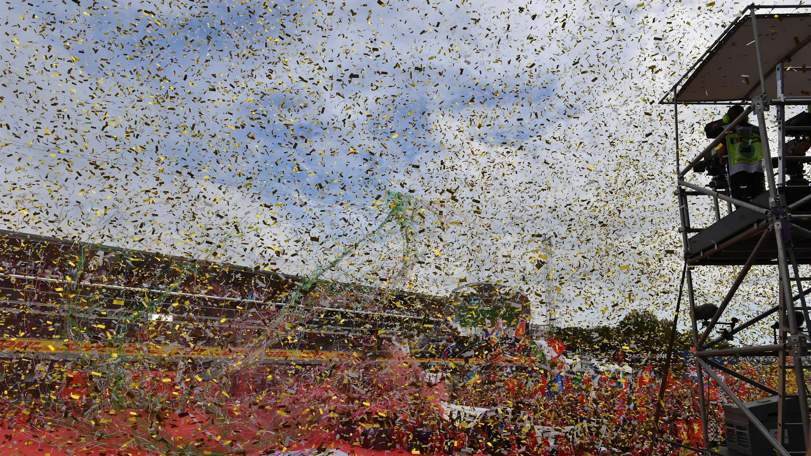 Ferrari fans at Formula One World Championship, Rd14, Italian Grand Prix, Race, Monza, Italy,