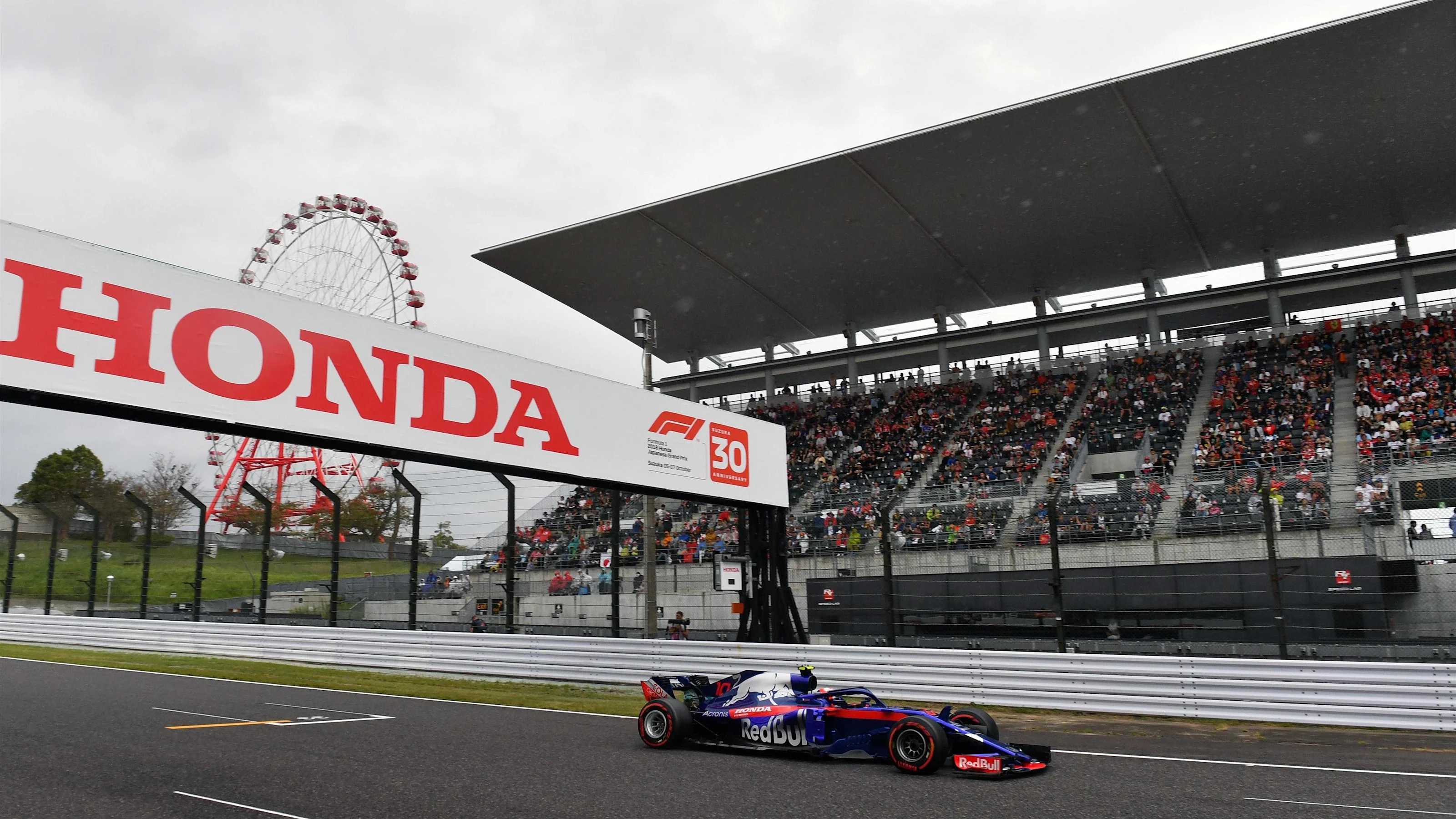Pierre Gasly, Scuderia Toro Rosso STR13 at Formula One World Championship, Rd17, Japanese Grand