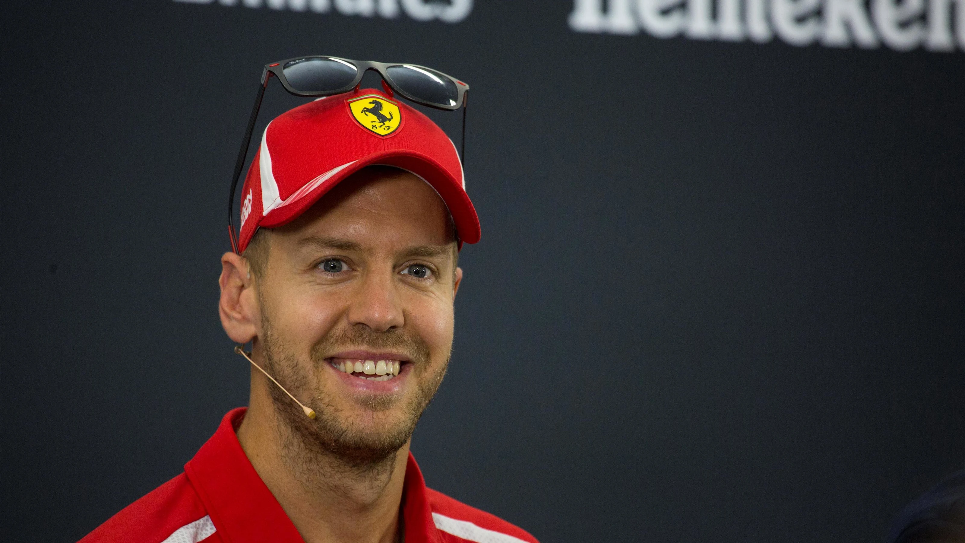 Sebastian Vettel, Ferrari in Press Conference at Formula One World Championship, Rd17, Japanese