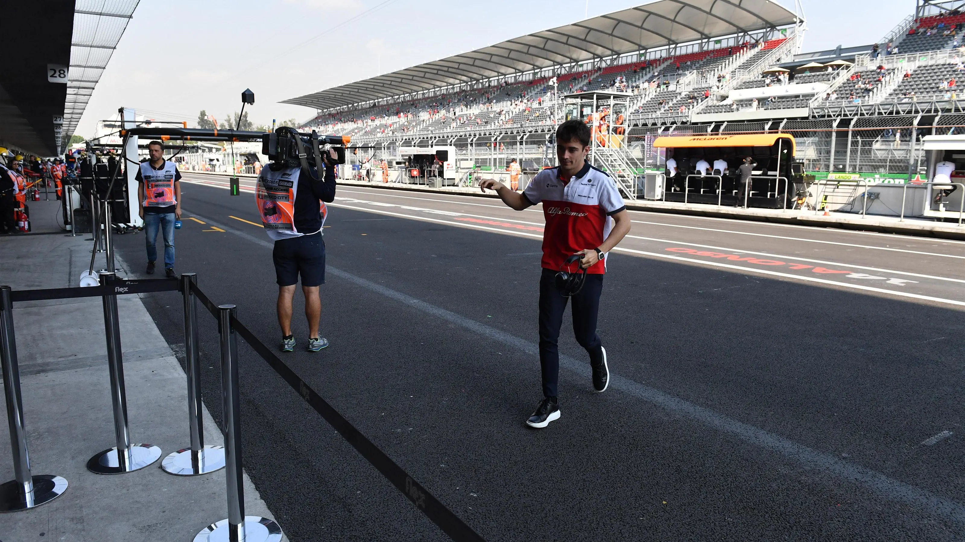 Charles Leclerc, Alfa Romeo Sauber F1 Team at Formula One World Championship, Rd19, Mexican Grand