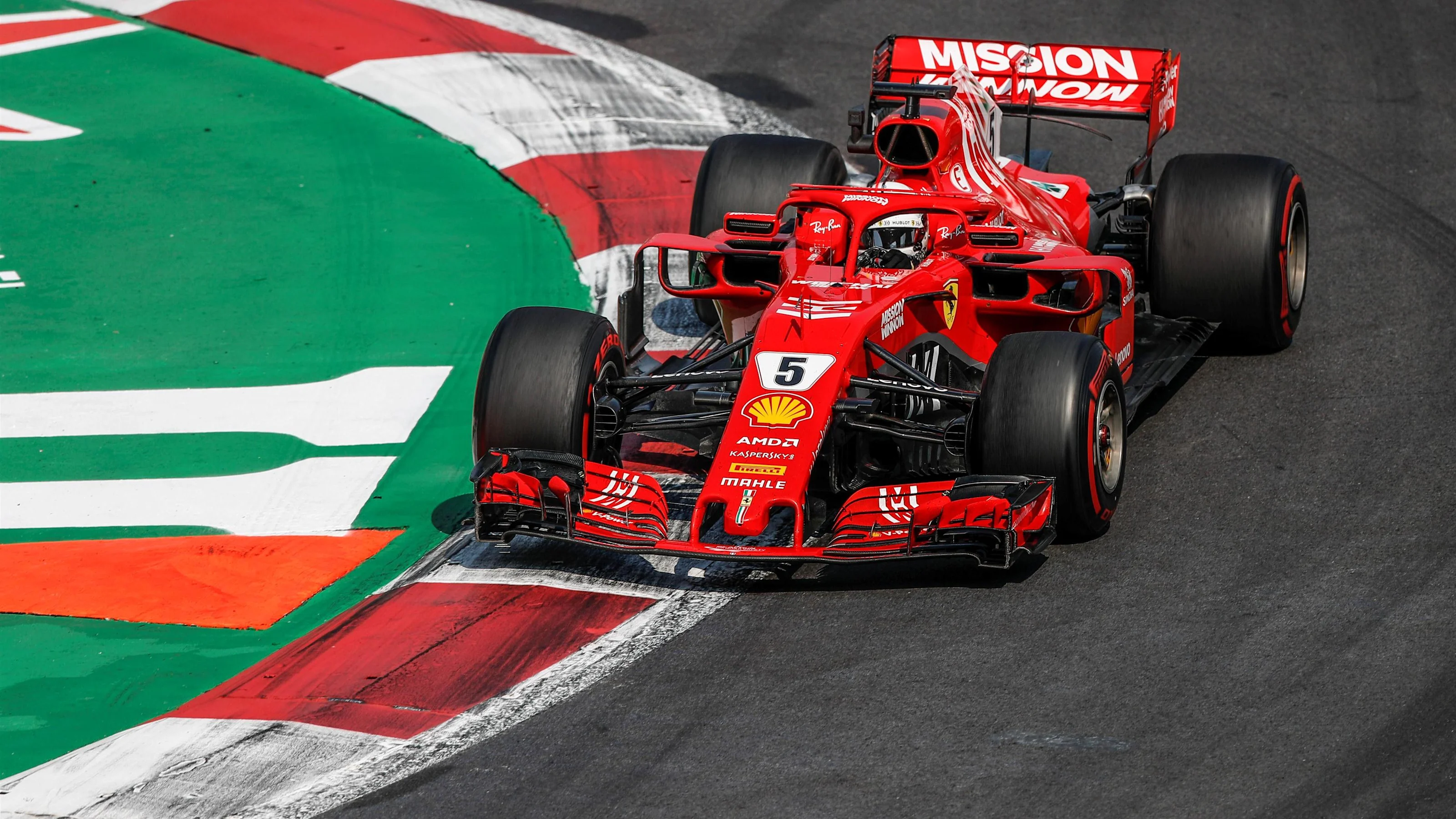 Sebastian Vettel, Ferrari SF71H at Formula One World Championship, Rd19, Mexican Grand Prix,