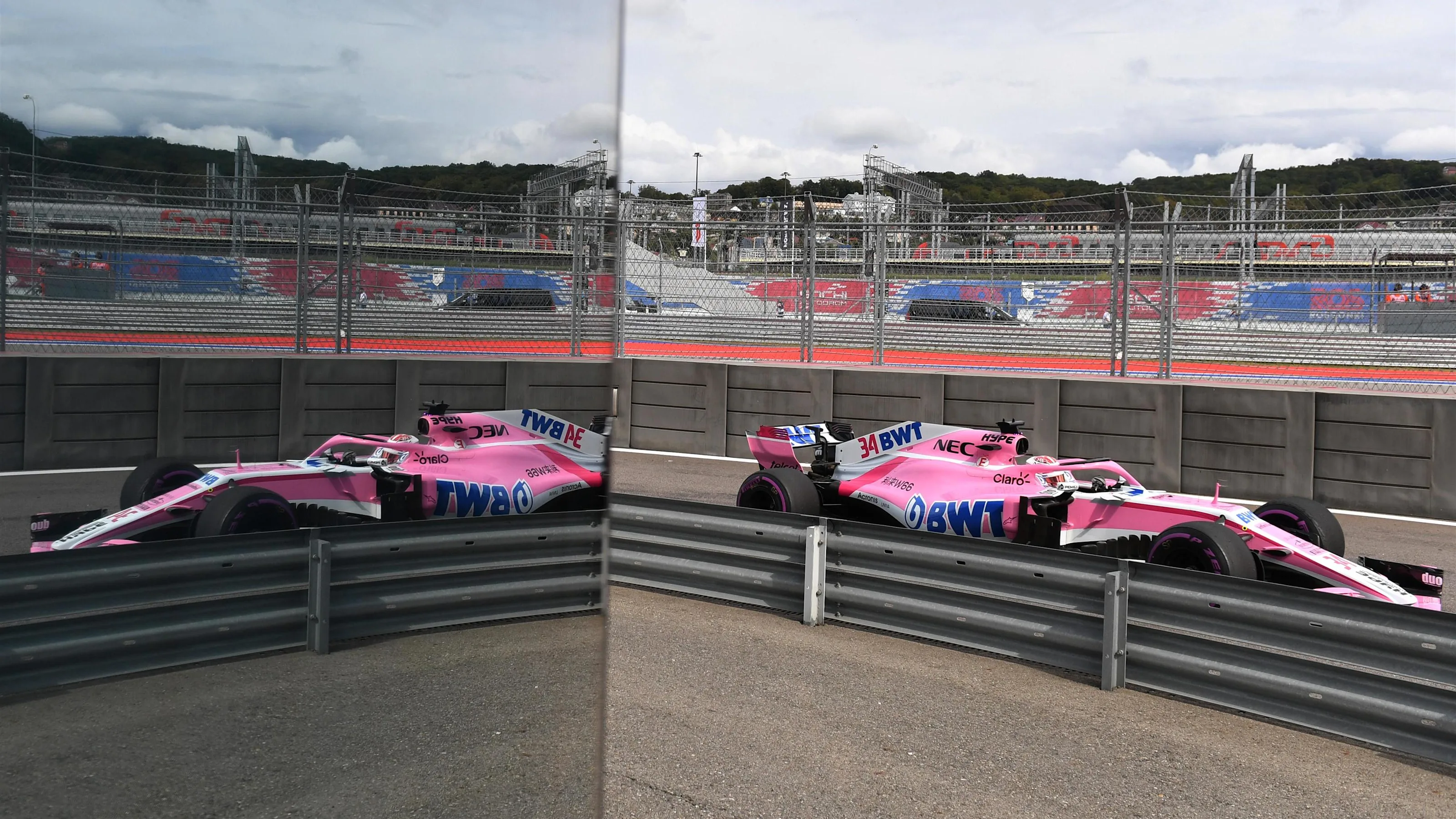 Nicholas Latifi, Force India VJM11 at Formula One World Championship, Rd16, Russian Grand Prix,